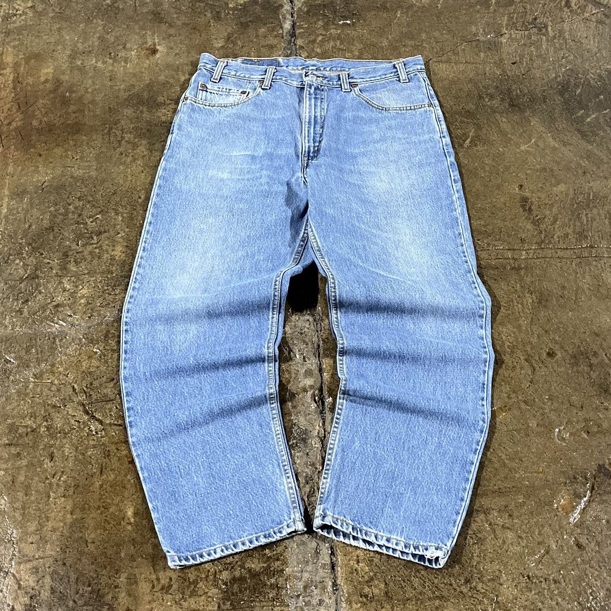 Levi's × Vintage Crazy Vintage 90s Levi's 550 Faded Essential Skater Jeans Size US 36 / EU 52 - 2 Thumbnail