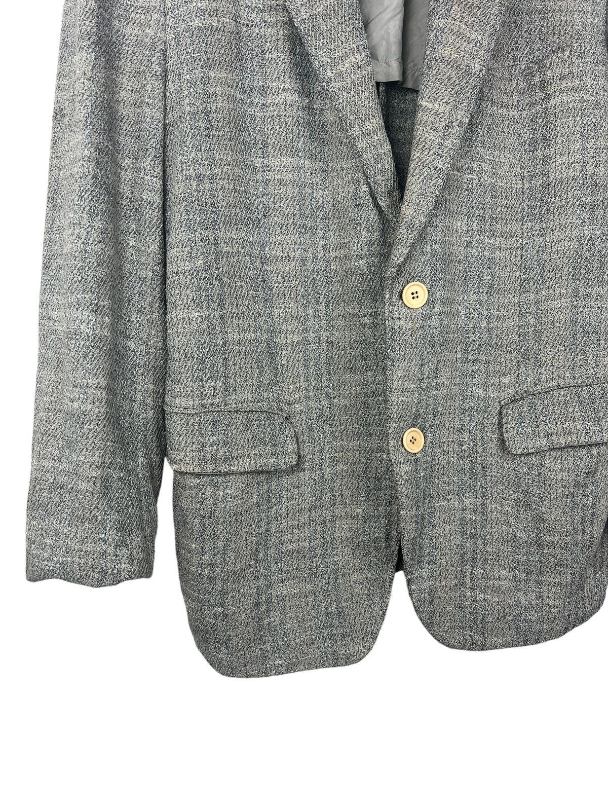 Issey Miyake Vintage Issey Miyake Men Knit Pattern Blazer Size US M / EU 48-50 / 2 - 5 Thumbnail