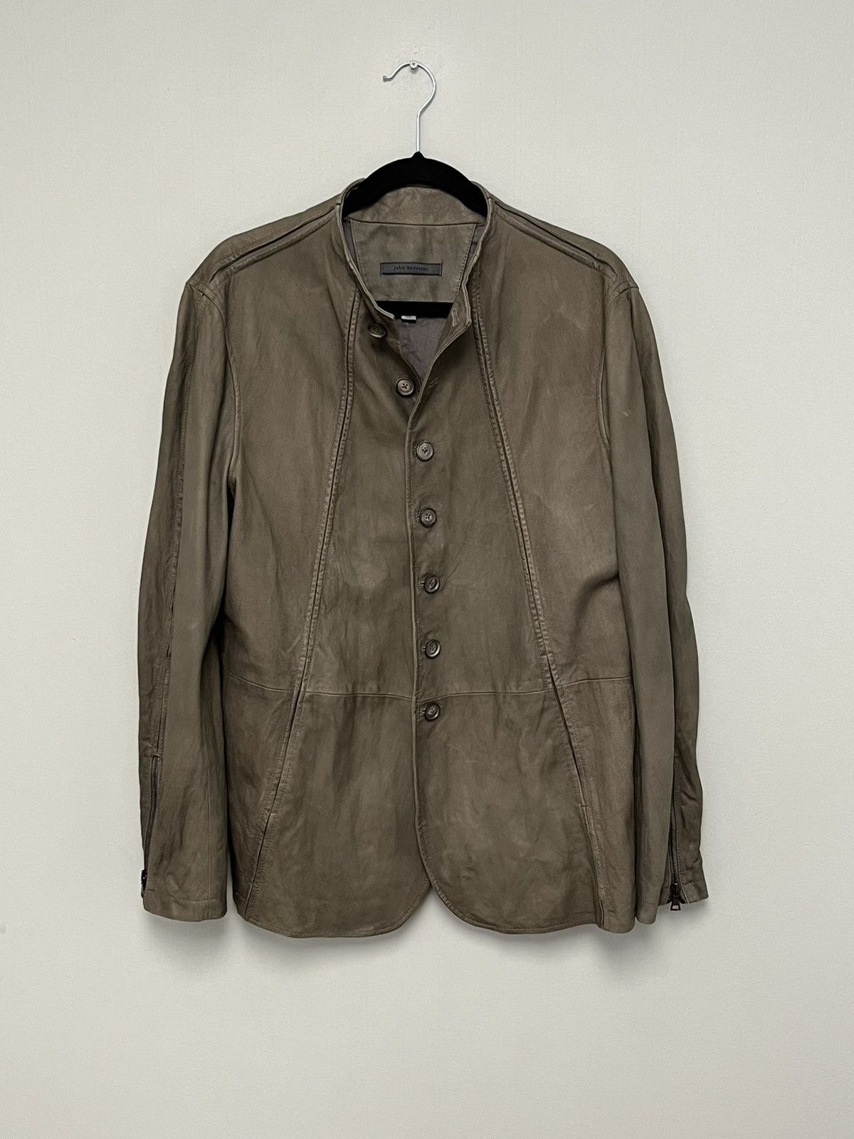 John Varvatos Goat Suede Multibutton Jacket. 50 Size US M / EU 48-50 / 2 - 12 Thumbnail