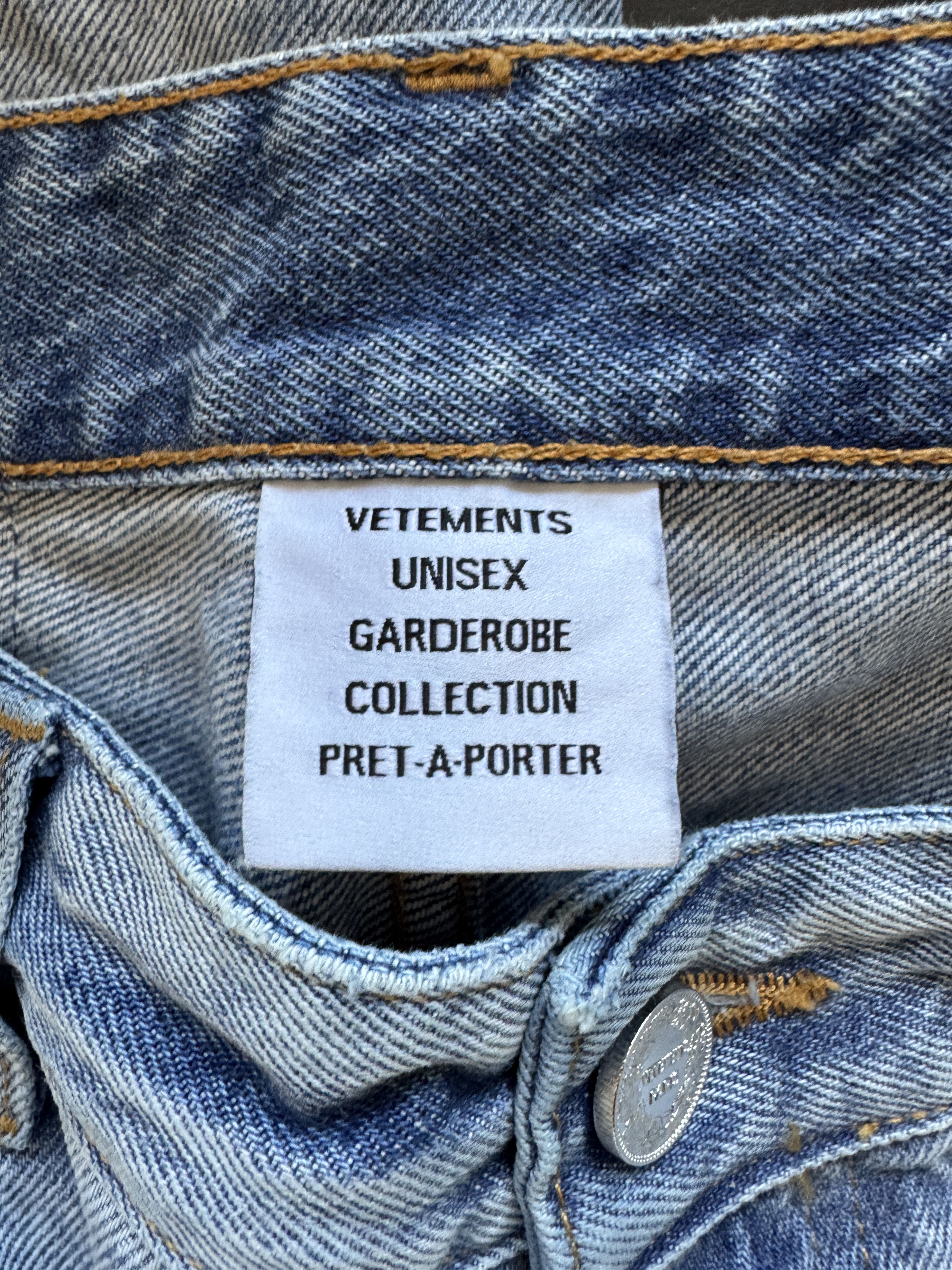 Vetements Destroyed wash denim pants Size US 32 / EU 48 - 18 Thumbnail