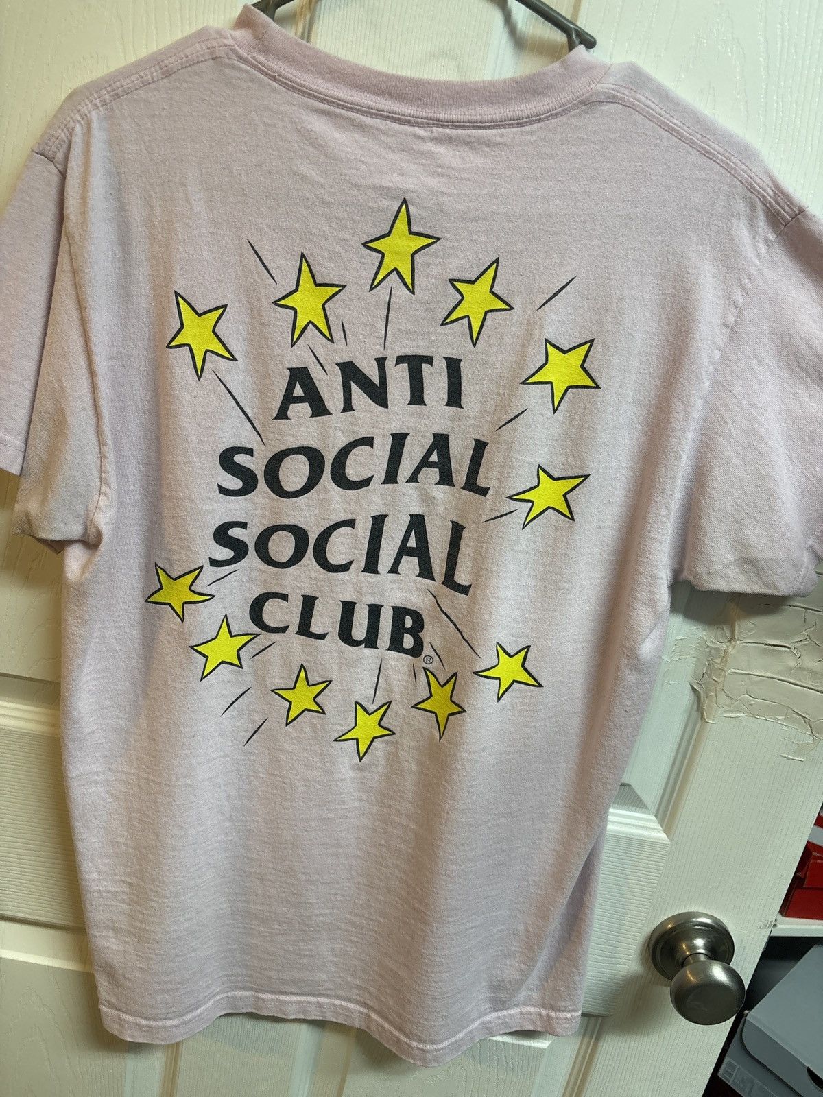 Anti Social Social Club Anti Social Club Pink T Shirt Size US M / EU 48-50 / 2 - 2 Thumbnail