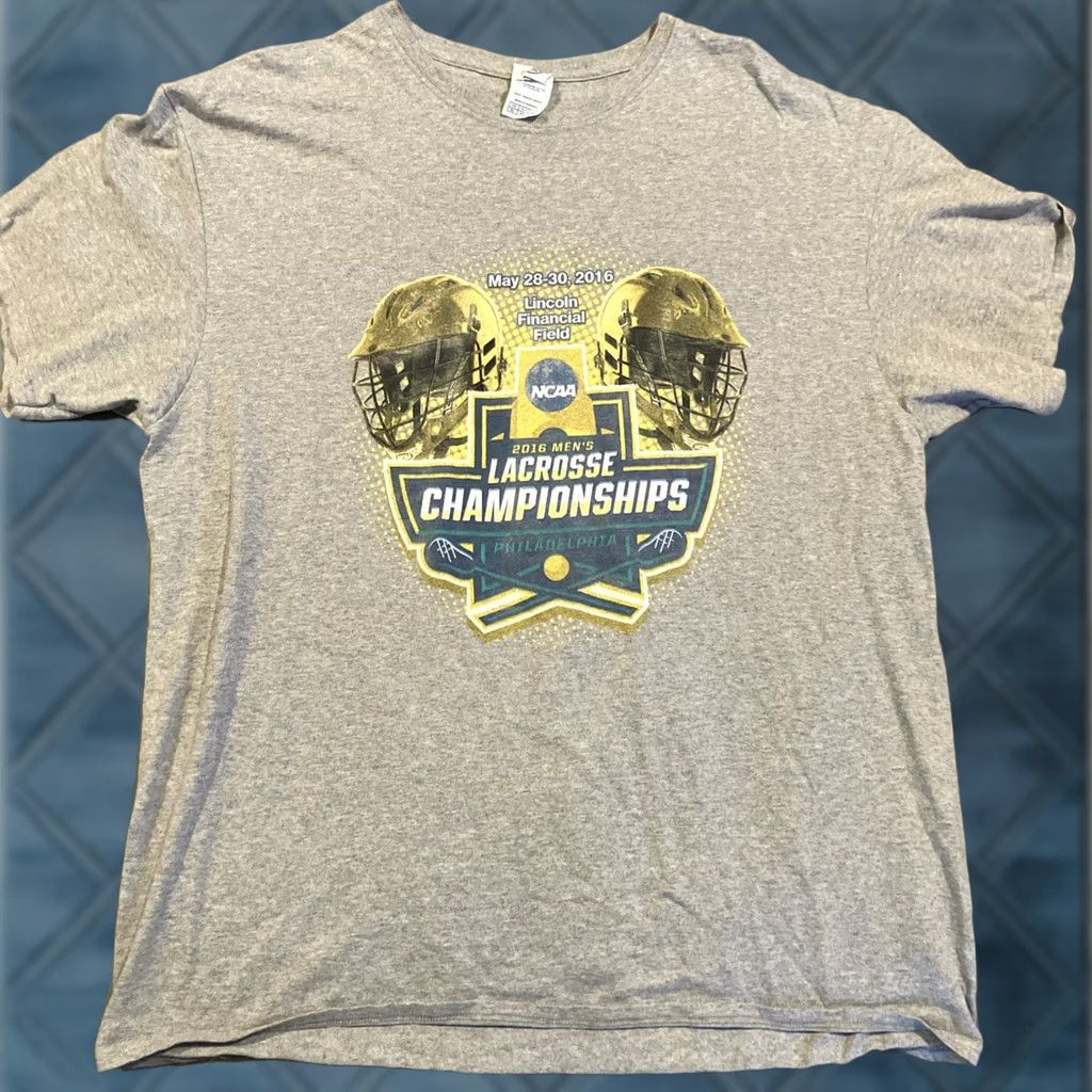 Delta 2016 NCAA Men's Lacross Championship MARYLAND UNC T Shirt XL Men's Awesome Size US XL / EU 56 / 4 - 1 Thumbnail
