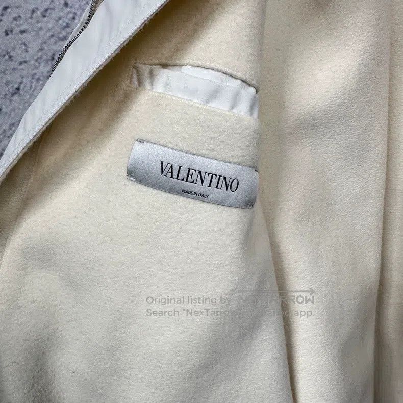 Valentino Valentino Solid color fleece zip jacket jacket coat Size US S / EU 44-46 / 1 - 4 Thumbnail