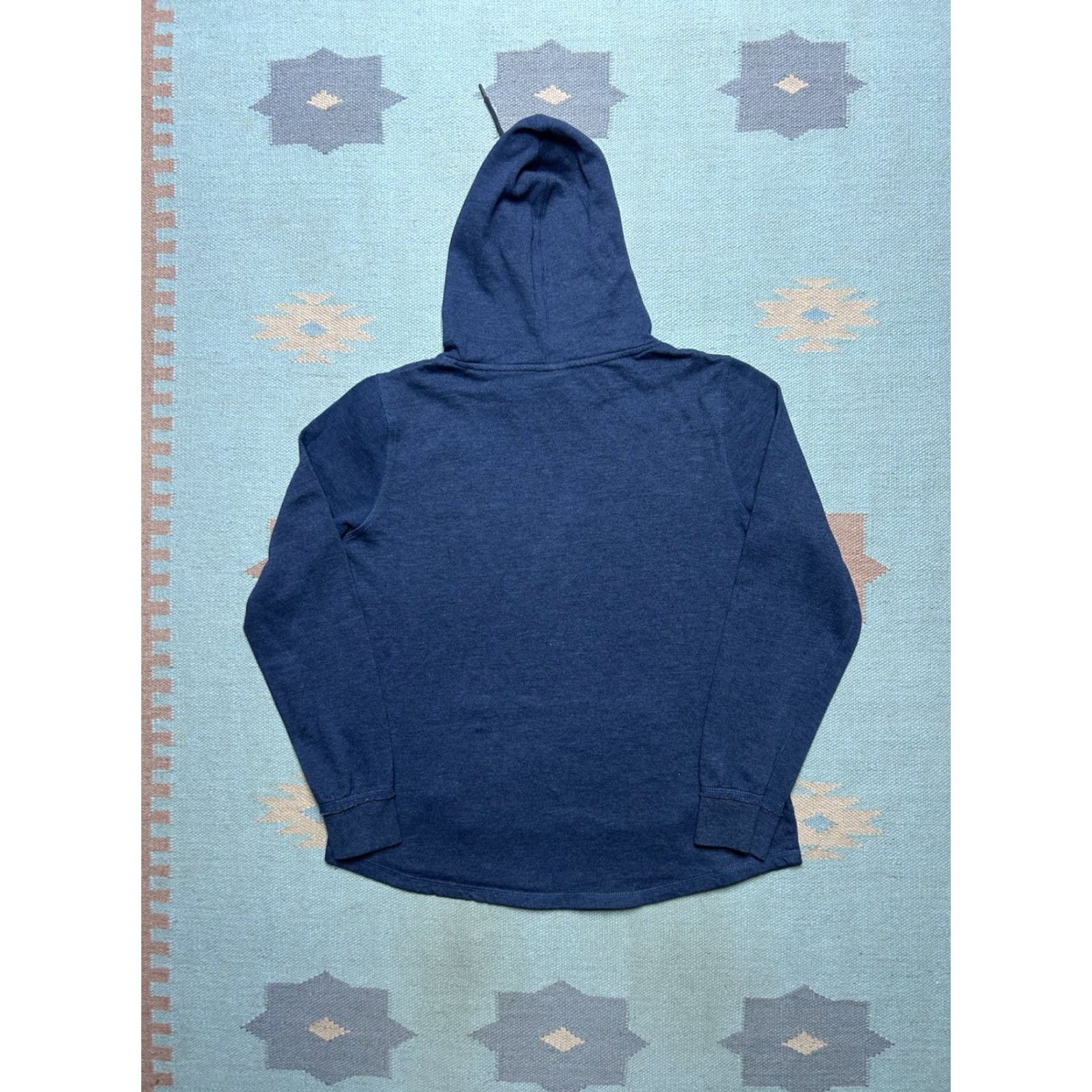 Vintage VINTAGE University of Michigan Pullover Hoodie Sweatshirt Wolverines College Men Large Blue Pullover University Mens Size US L / EU 52-54 / 3 - 5 Thumbnail