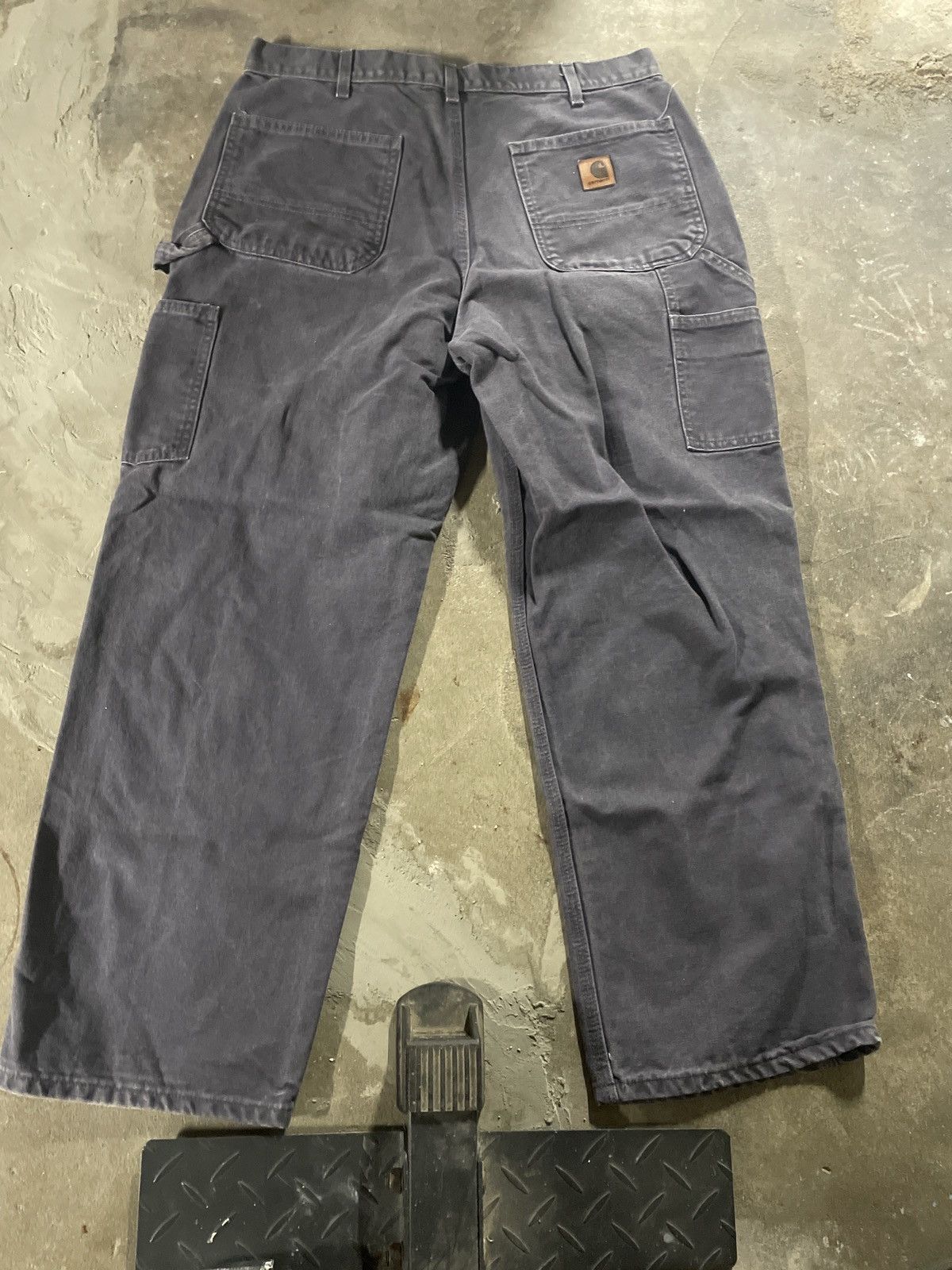 Vintage Grey Carhartt Work Pants Size US 34 / EU 50 - 2 Thumbnail