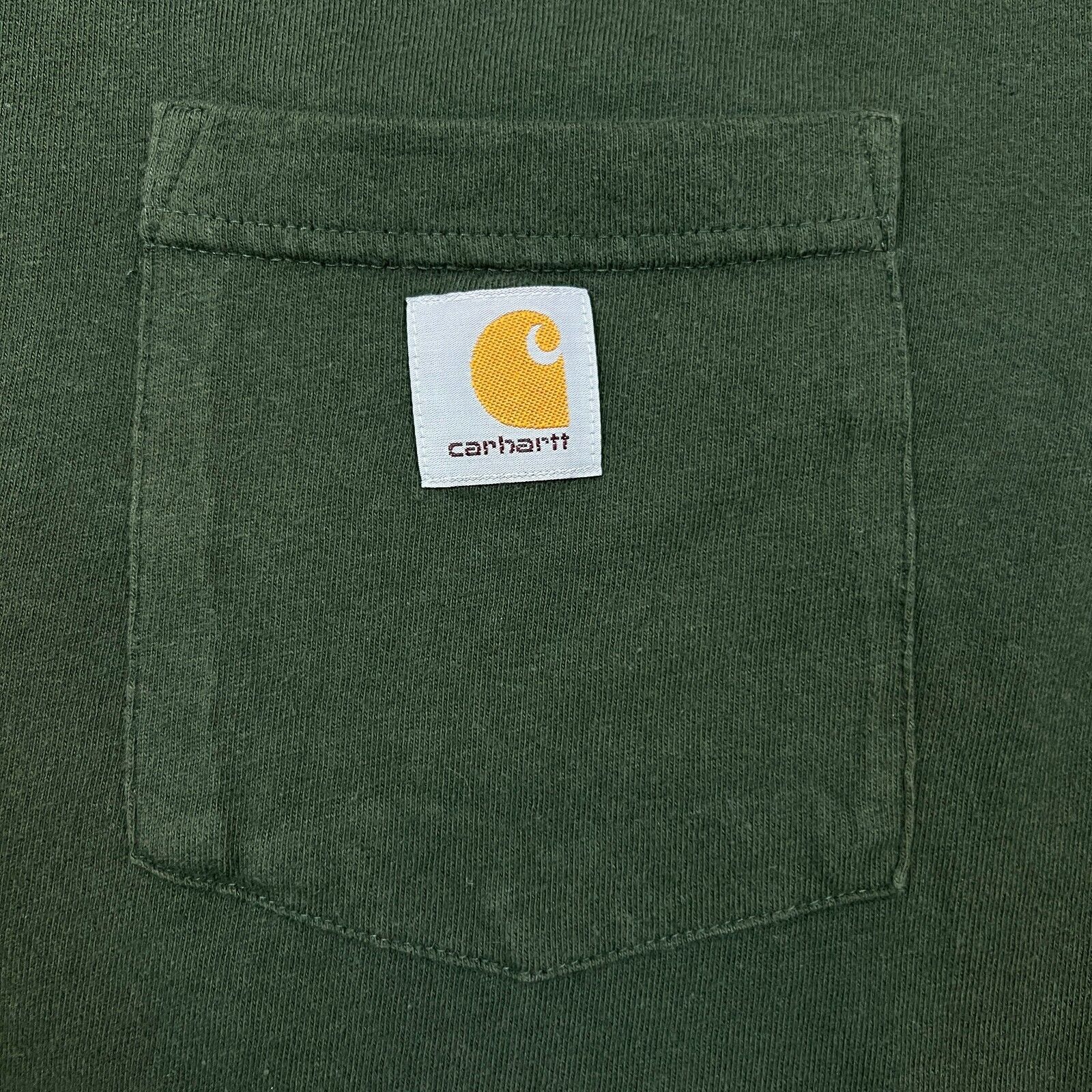 Carhartt × Vintage Carhartt T Shirt XL Relaxed Fit Out Hunt Them All Pocket Tee Size US XL / EU 56 / 4 - 2 Thumbnail