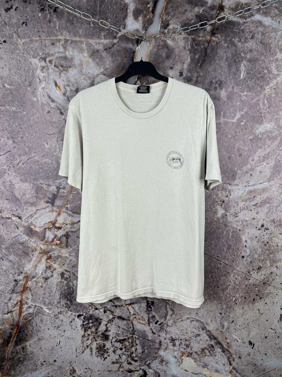 Stussy Men’s Stussy T-Shirt Streetwear Big Beach Logo Size Medium Size US M / EU 48-50 / 2 - 2 Thumbnail
