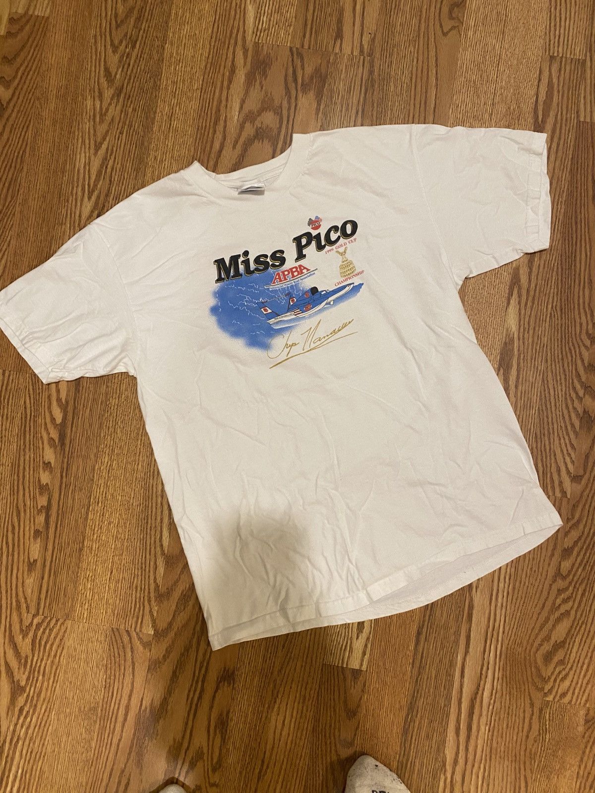 Vintage 1999 Vintage SpeedBoat T shirt Size US L / EU 52-54 / 3 - 1 Thumbnail