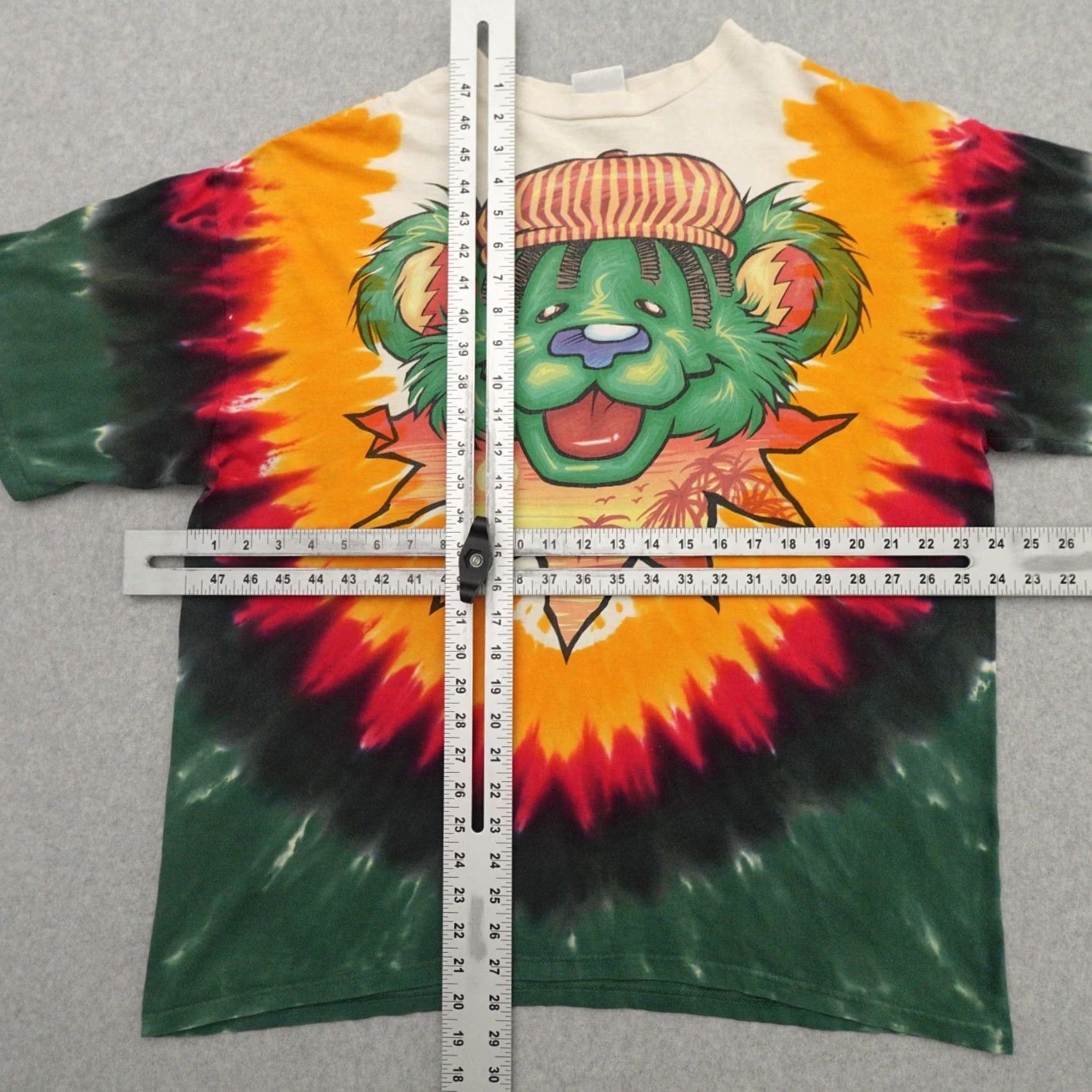 Liquid Blue VINTAGE Liquid Blue Tshirt Adult XL Rasta Bear 1999 Grateful Dead Reggae Size US XL / EU 56 / 4 - 3 Thumbnail