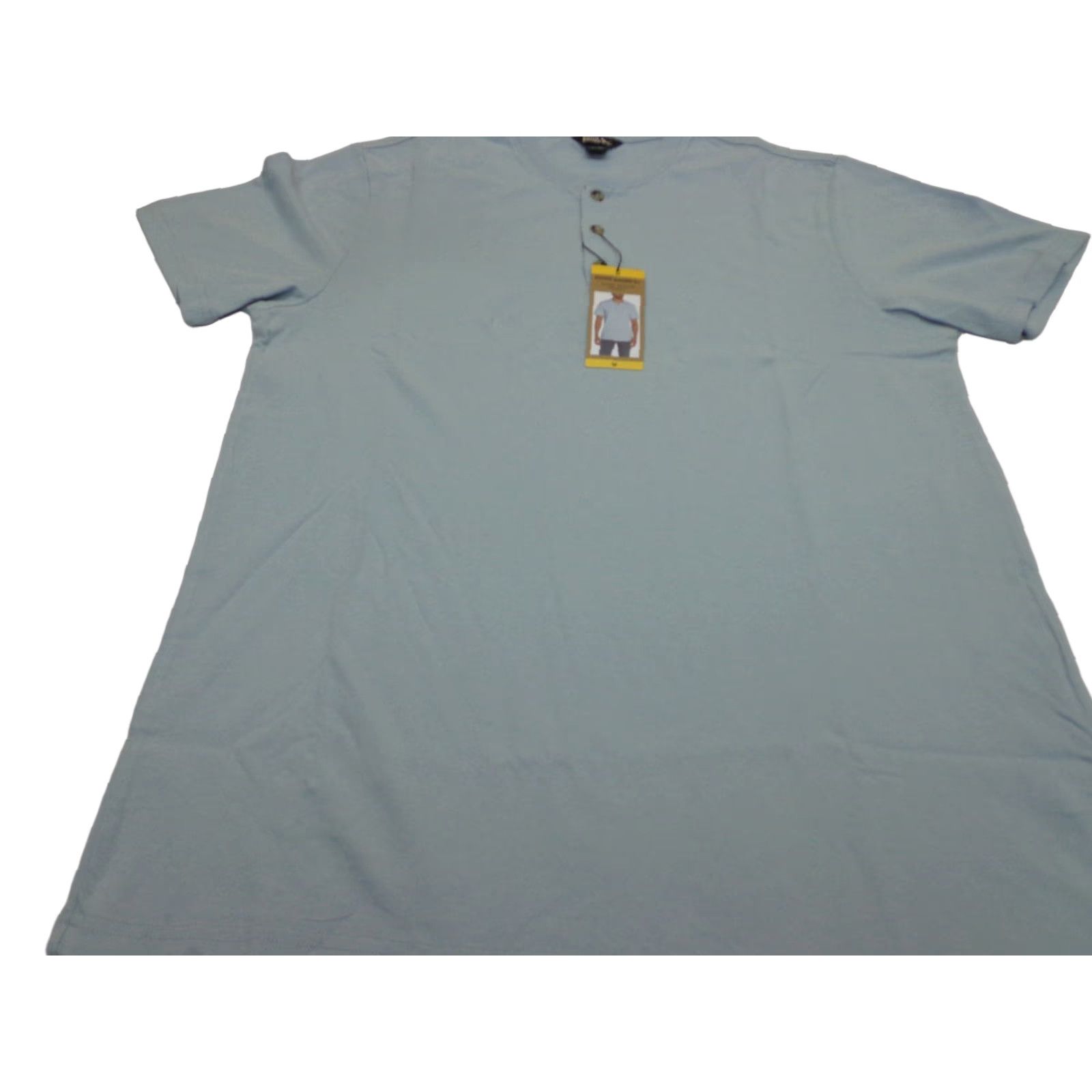 Eddie Bauer Eddie Bauer Men's Short Sleeve Henley T Shirt Blue Medium NEW Size US 31 - 1 Thumbnail