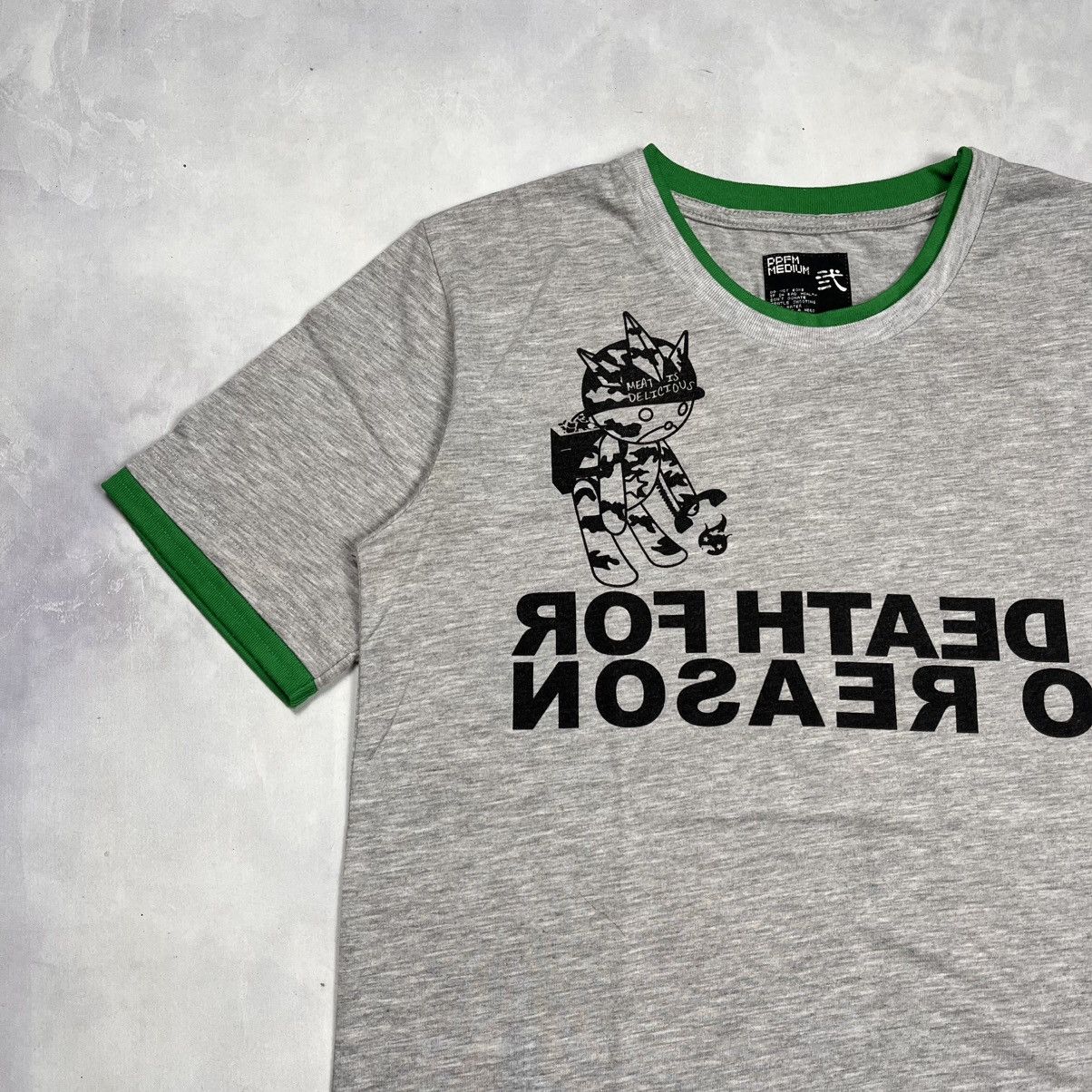 PPFM PPFM A Death For No Reason Ringer Tee Size US S / EU 44-46 / 1 - 4 Thumbnail
