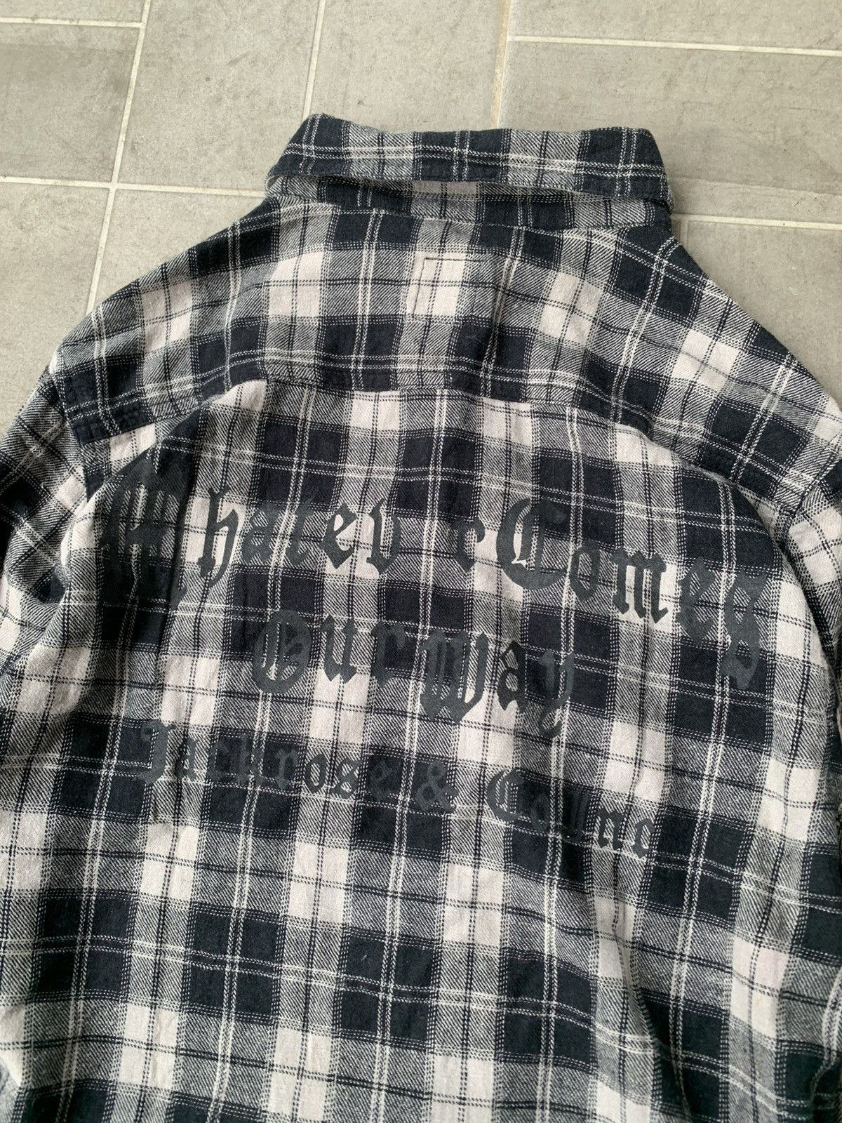 Beauty Beast Jackrose Plaid Checkered Gothic Style Shirt Size US M / EU 48-50 / 2 - 2 Thumbnail