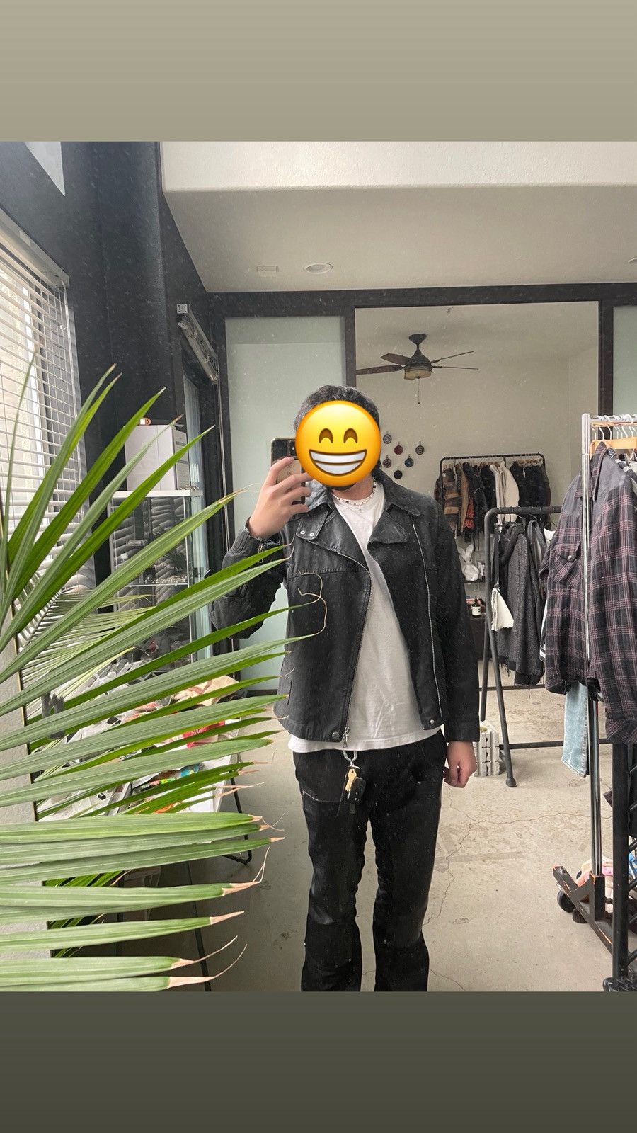 Dries Van Noten Dries Van Noten Waxed Two-Toned Denim Rider Jacket Size US L / EU 52-54 / 3 - 7 Thumbnail
