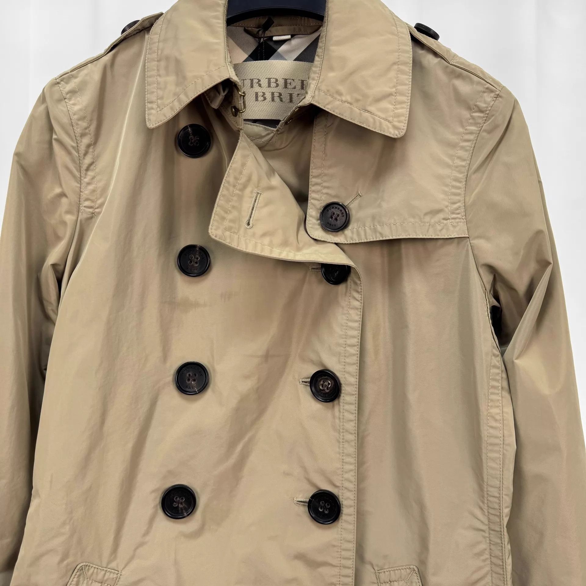 Burberry Burberry DB Check Lined Trench UK8 98 New Beltless Size S / US 4 / IT 40 - 3 Thumbnail