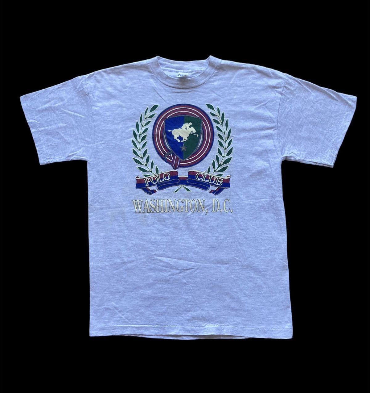 Vintage Vintage 90s Washington D.C. polo club single stitched tee Size US L / EU 52-54 / 3 - 5 Thumbnail