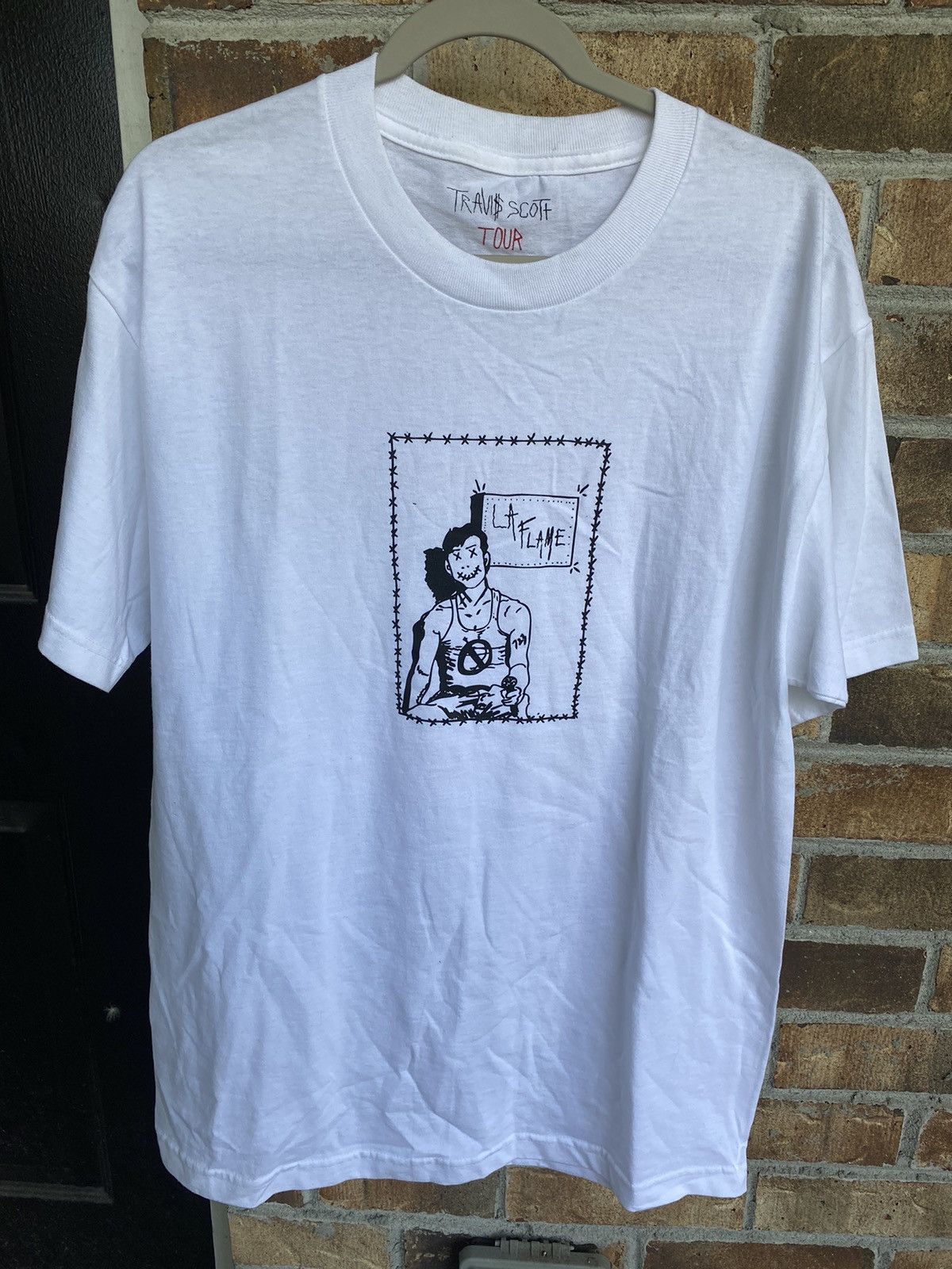 Travis Scott Blanco Tour 'Portrait' Tee Size US L / EU 52-54 / 3 - 1 Thumbnail