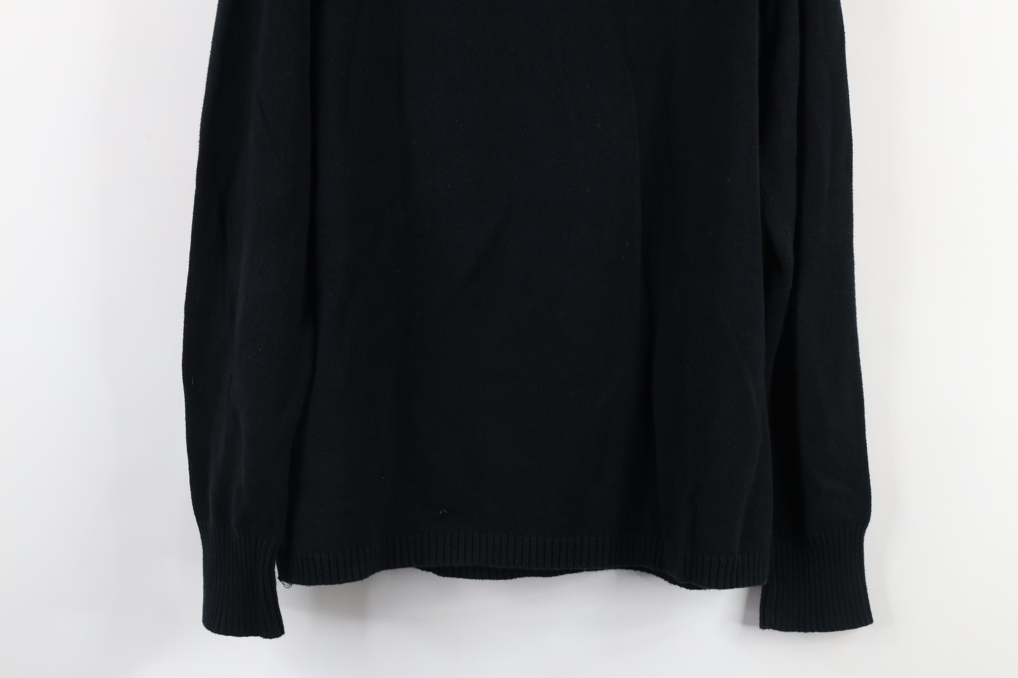 Gap × Vintage Vintage Gap Cotton Ribbed Knit Turtleneck Sweater Black Size XL / US 12-14 / IT 48-50 - 10 Thumbnail