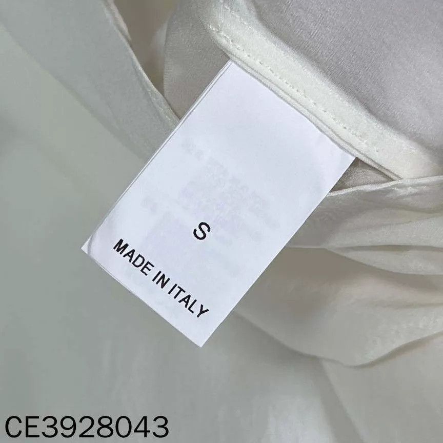 Brunello Cucinelli Brunello Cucinelli women's Cream ice silk top S Size S / US 4 / IT 40 - 4 Thumbnail
