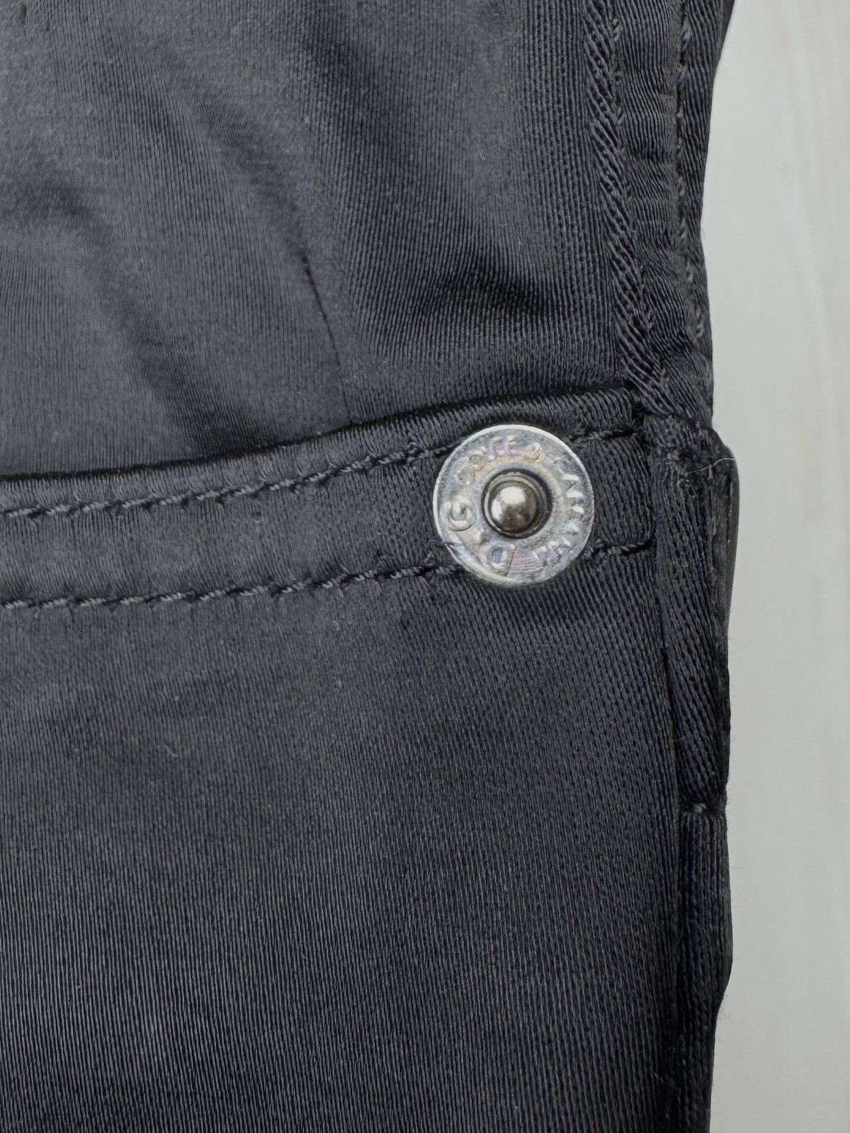 Dolce & Gabbana Dolce & Gabbana vintage black nylon flared wide pants hype Size US 34 / EU 50 - 8 Thumbnail