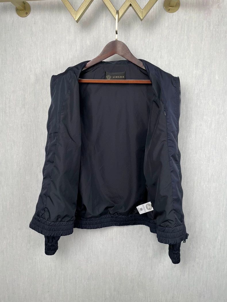 Versace Versace Stand-up collar thin men's jacket Size US XL / EU 56 / 4 - 5 Thumbnail
