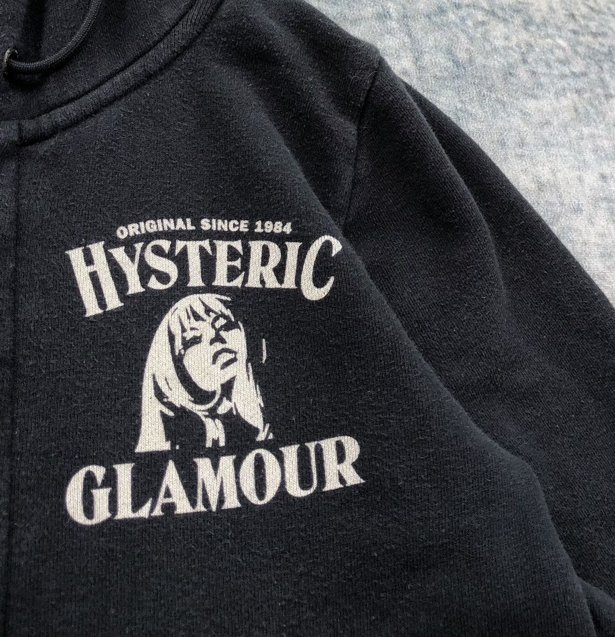 Hysteric Glamour Hysteric Glamour black hoodie the "Thrills And Delights" Size S / US 4 / IT 40 - 7 Thumbnail