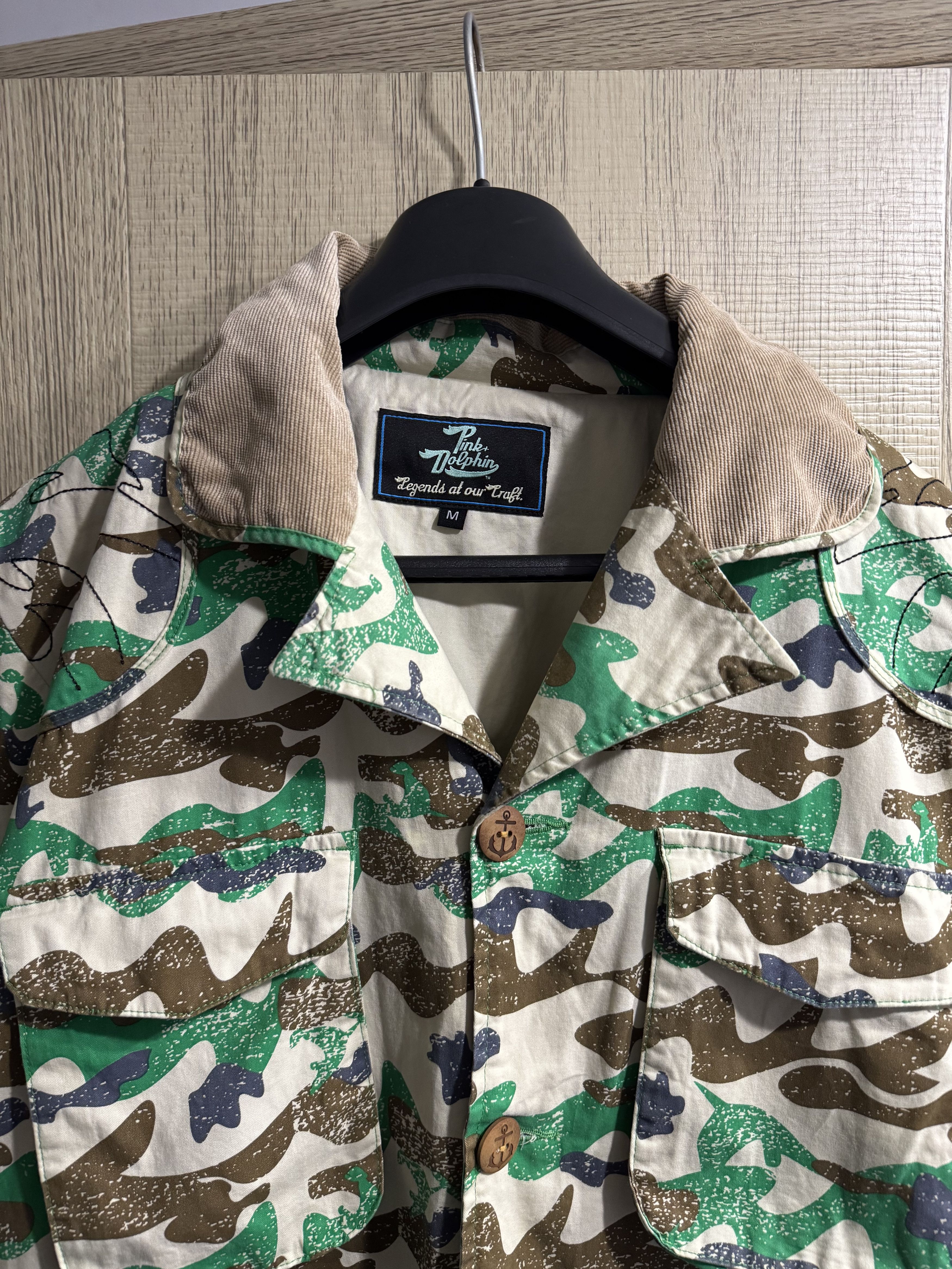 Pink Dolphin Pink Dolphin Multipocket Camo Jacket Military Style Size US M / EU 48-50 / 2 - 4 Thumbnail