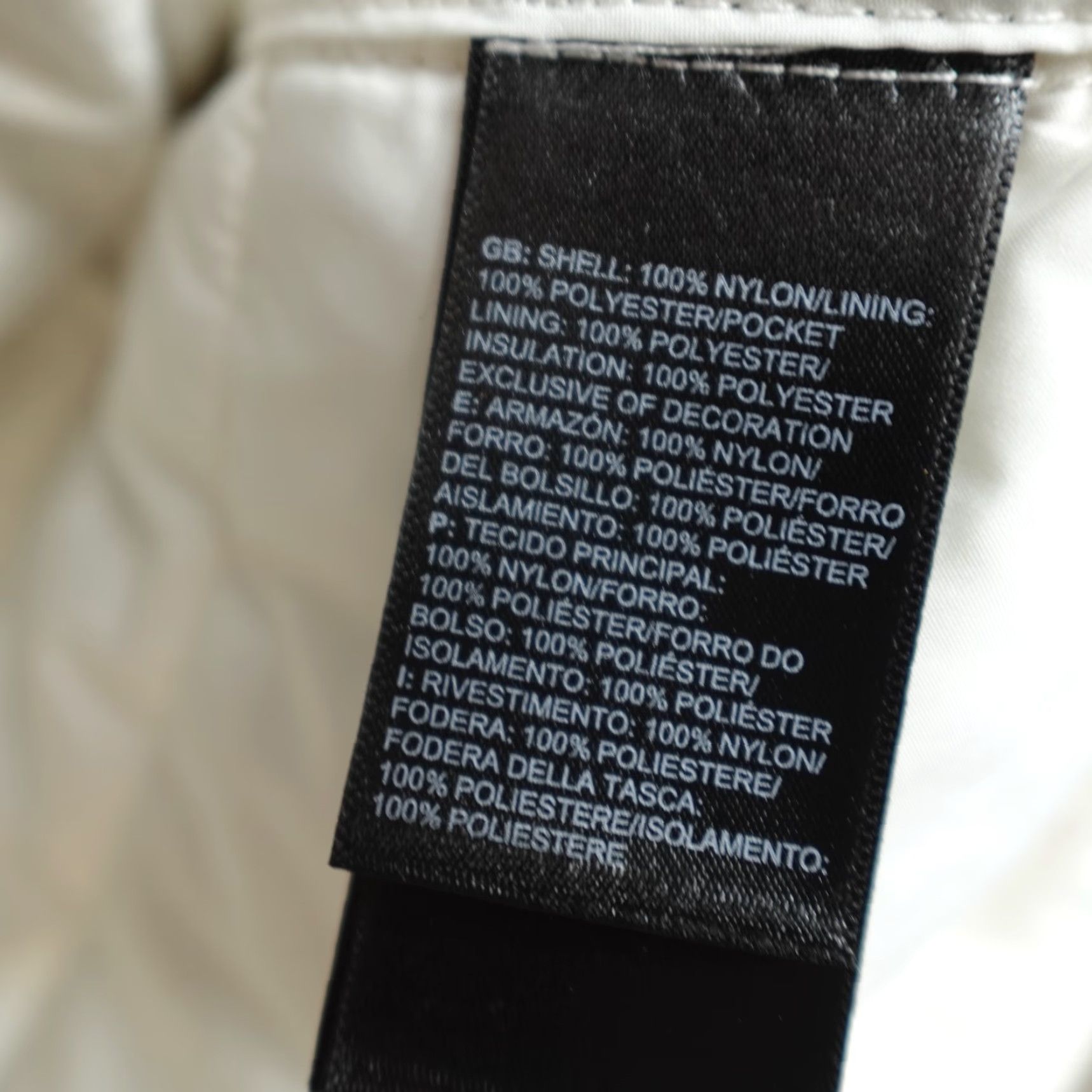 The North Face The North Face Womens Jacket Medium White Cinnabar Hyvent Puffer Jacket Hooded Full Zip Womens M White Regular Polyester Size M / US 6-8 / IT 42-44 - 3 Thumbnail