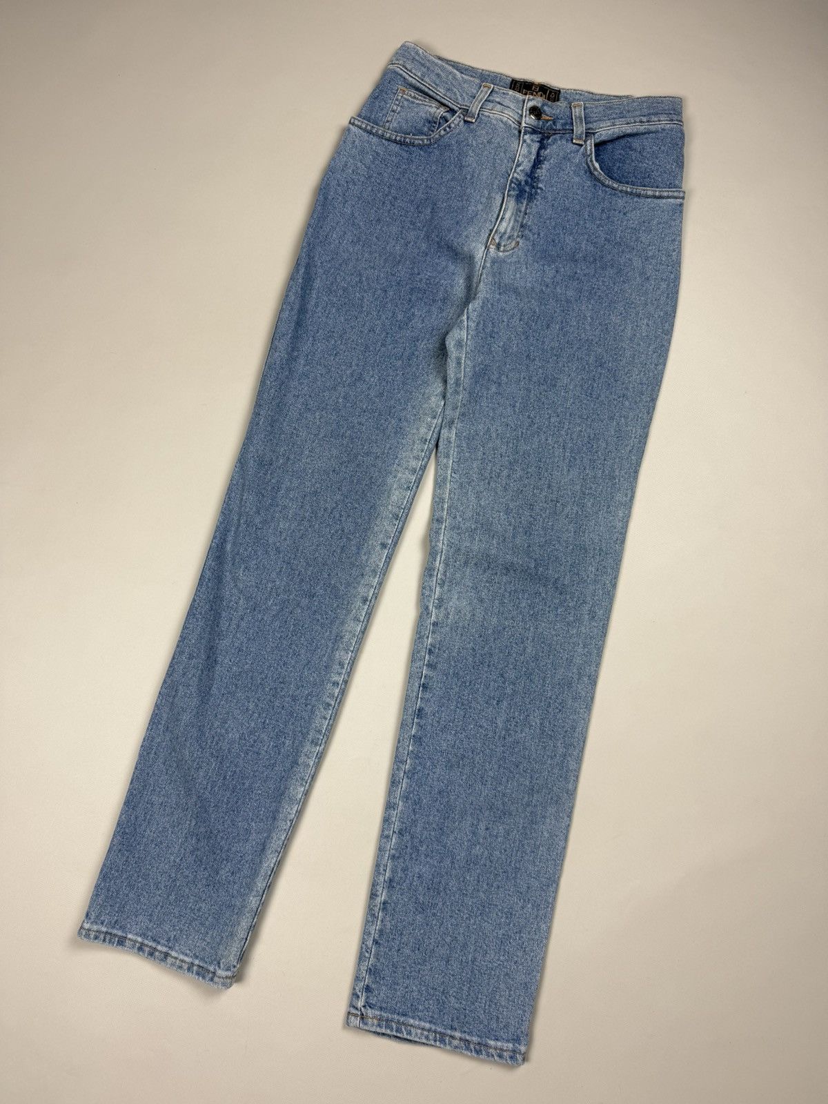 Fendi × Vintage Fendi Vintage Ladies Denim Jeans Size 31" - 4 Thumbnail