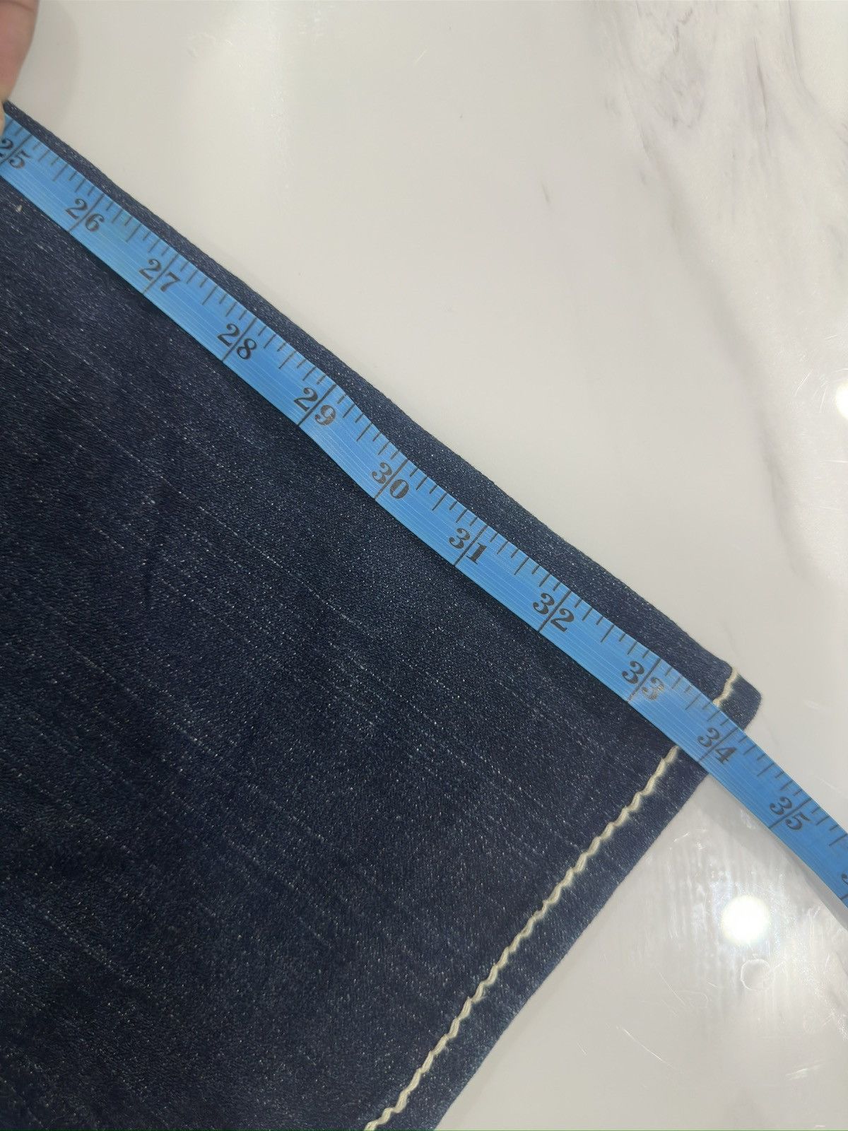True Religion × Vintage Bootcut True Religion White Stich On Black Size US 33 - 19 Thumbnail