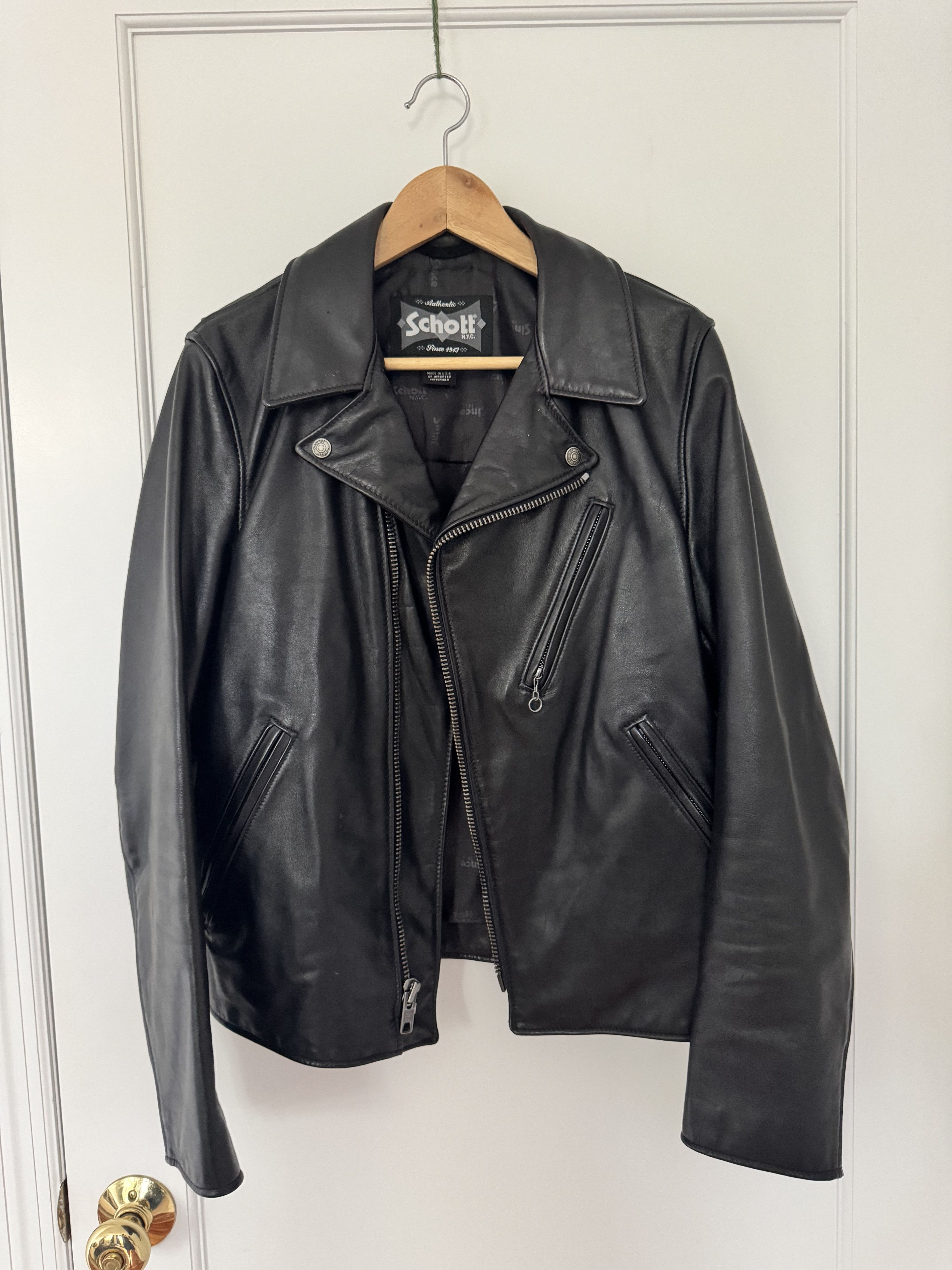 Schott Schott • 503 Cowhide Perfecto Lightweight • S Size US S / EU 44-46 / 1 - 1 Thumbnail