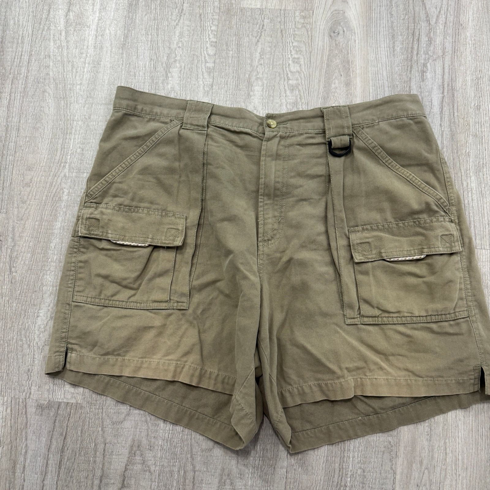 Columbia Columbia PFG Cargo Shorts Men's Extra Large XL Green Faded Size US 38 / EU 54 - 2 Thumbnail