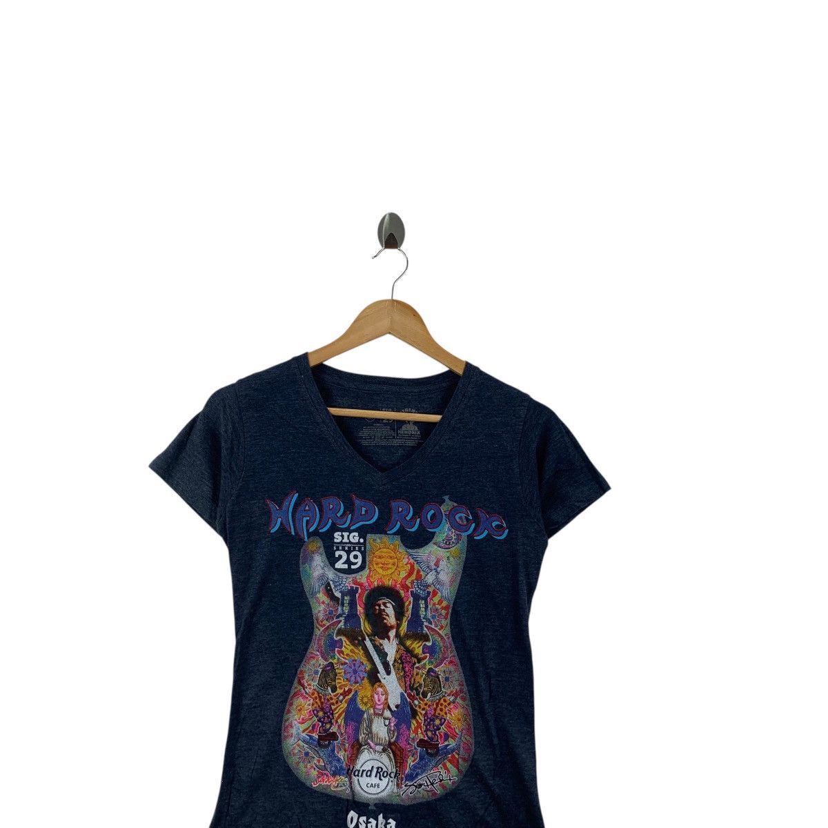 Hard Rock Cafe HARD ROCK CAFE OSAKA Sig Series 29 Jimi Hendrix Tee Shirt Size XS / US 0-2 / IT 36-38 - 2 Thumbnail