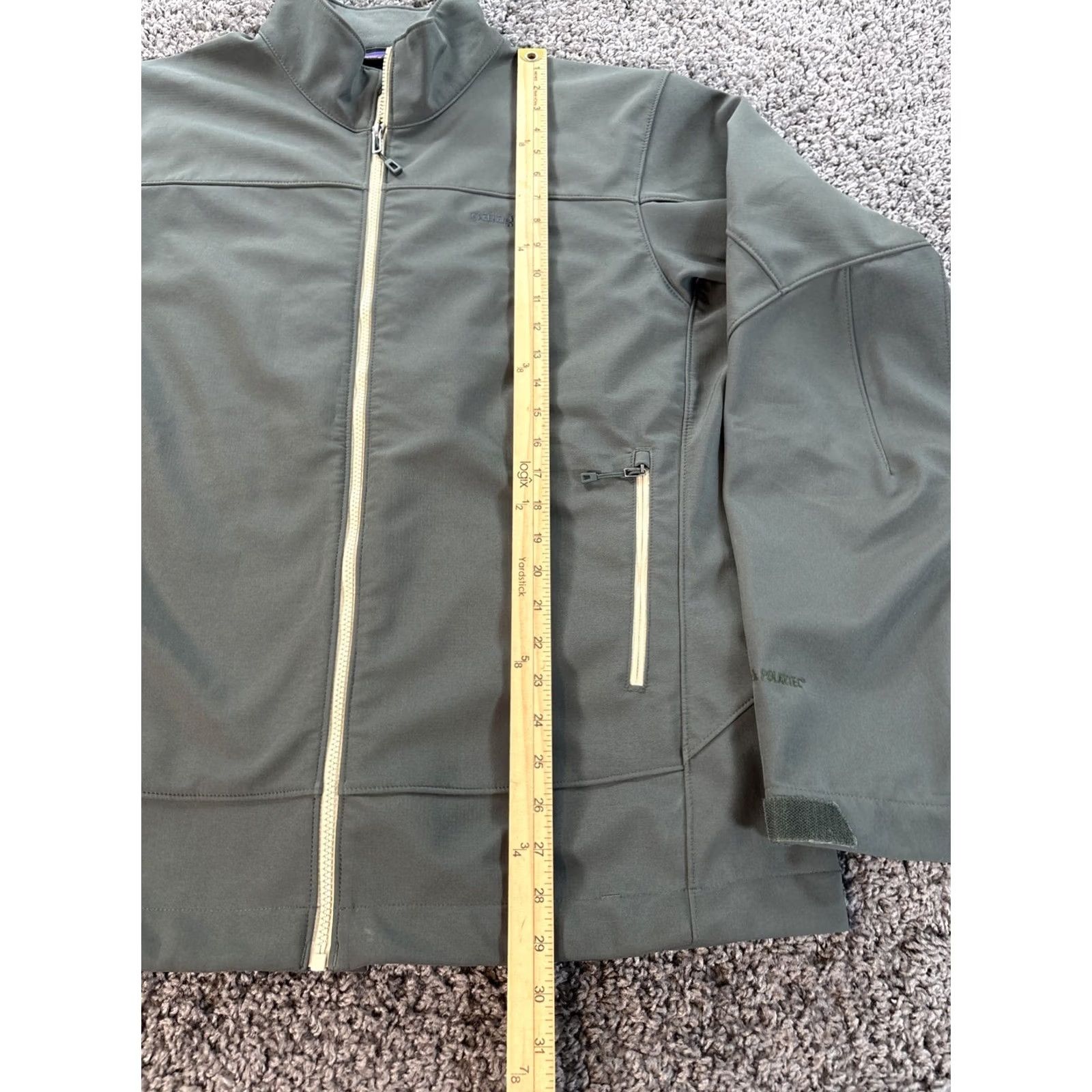 Patagonia Patagonia Adze Hybrid Jacket XL Green Softshell Full Zip Wind-Resistant Breathable Pockets Logo Embroidered Men Outdoors Size US XL / EU 56 / 4 - 2 Thumbnail