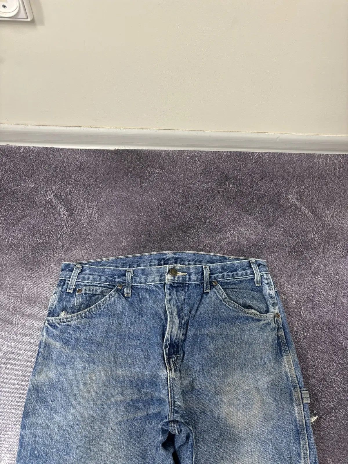 Dickies × Vintage Vintage Dickies Faded Blue American Hype Baggy Jeans Size US 36 / EU 52 - 10 Thumbnail