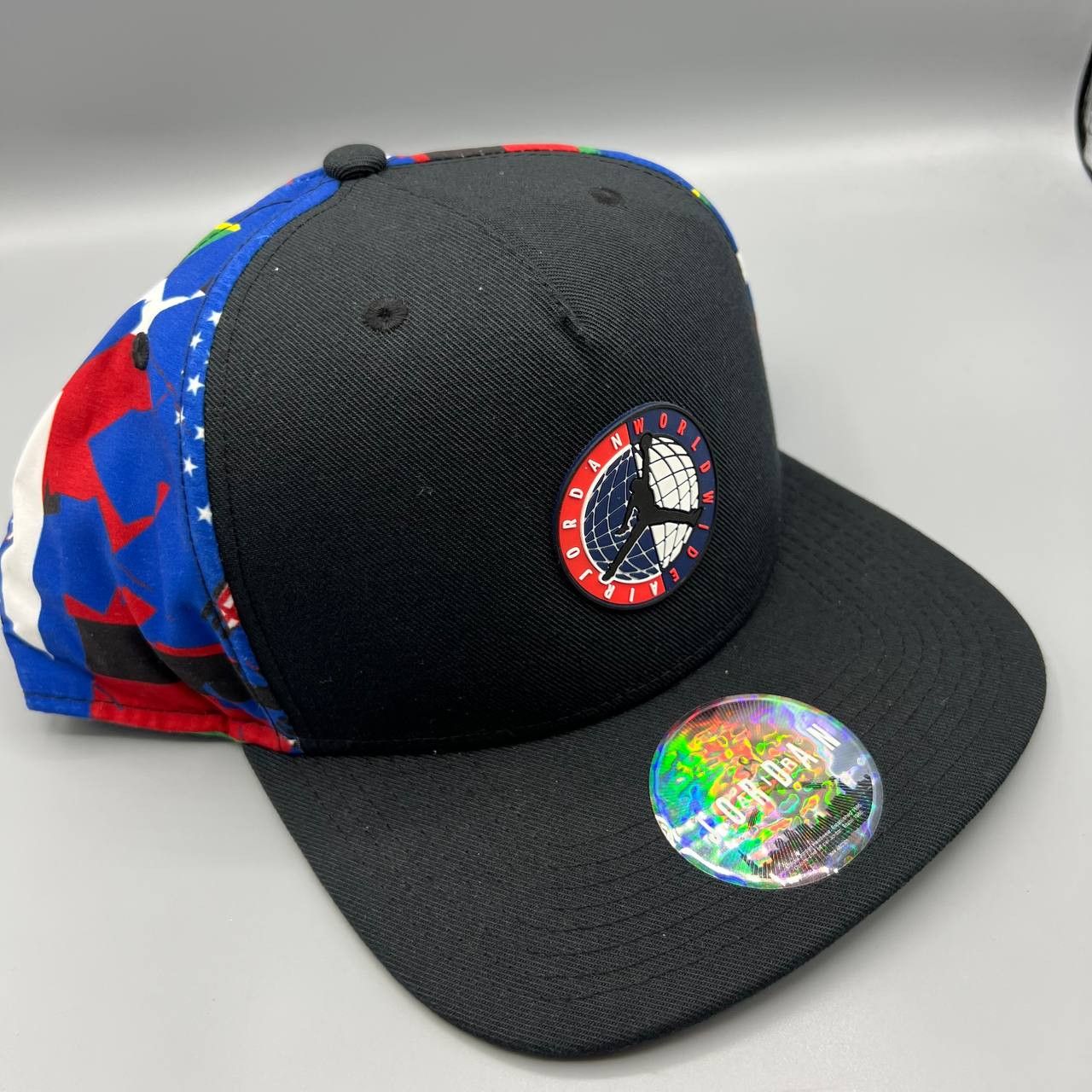 Jordan Brand Air Jordan Hat Men Black Worldwide Jumpman Snap Back Cap Size ONE SIZE - 3 Thumbnail
