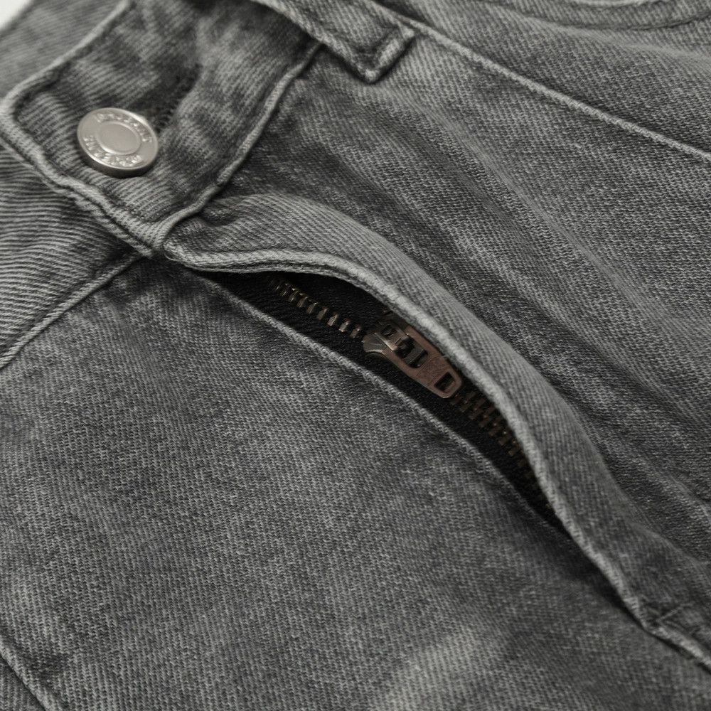 Jean Men's punk distressed loose washed gradient straight jeans Size US 32 / EU 48 - 5 Thumbnail