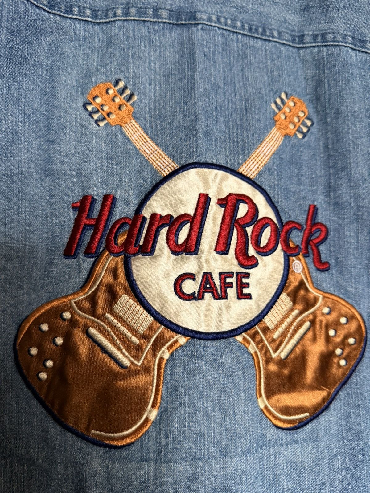 Hard Rock Cafe Niagara Falls Denim Shirt Size US XL / EU 56 / 4 - 6 Thumbnail