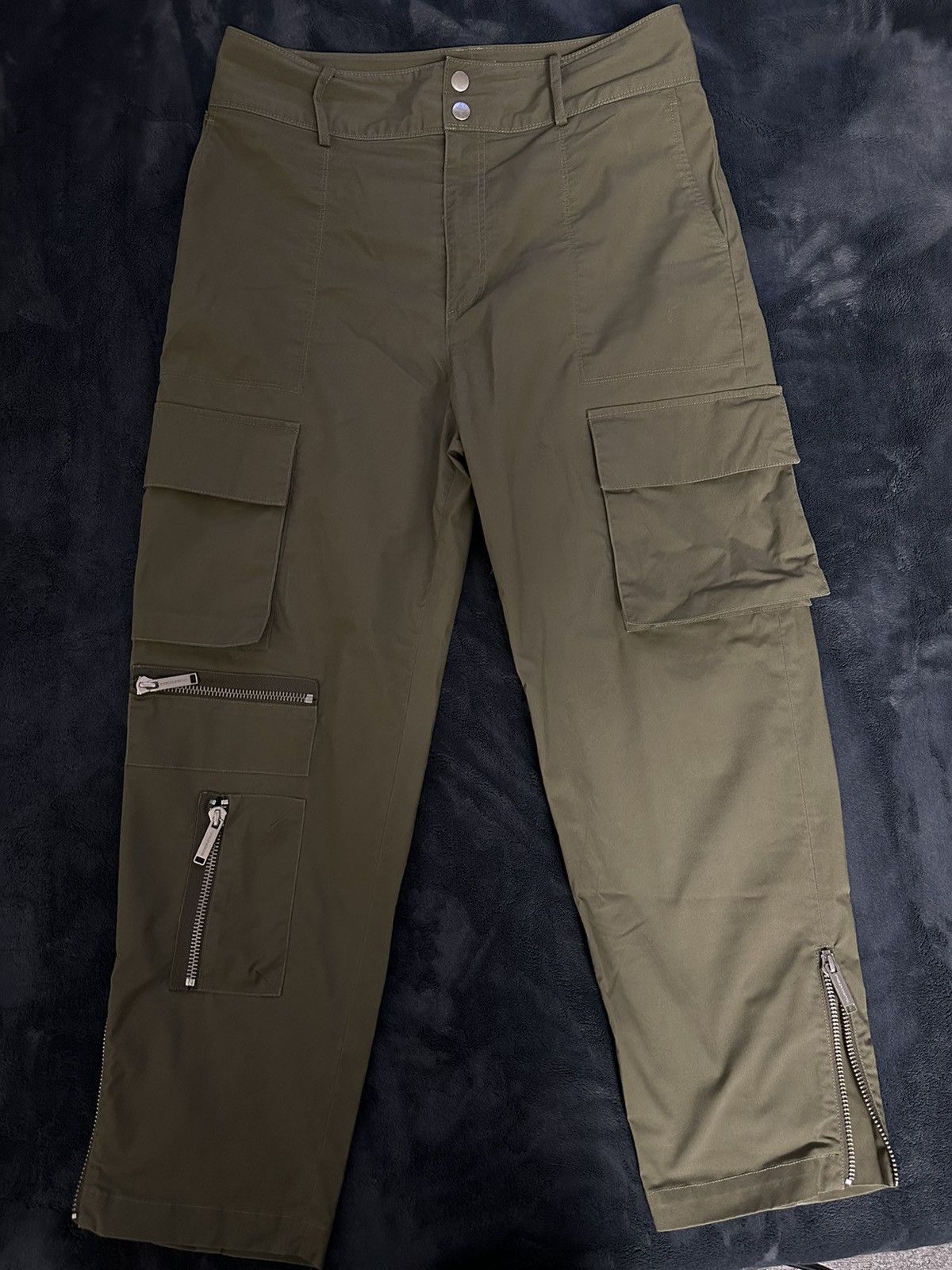 image of Public School New York Cargo Pants M in Green, Men's (Size 32)