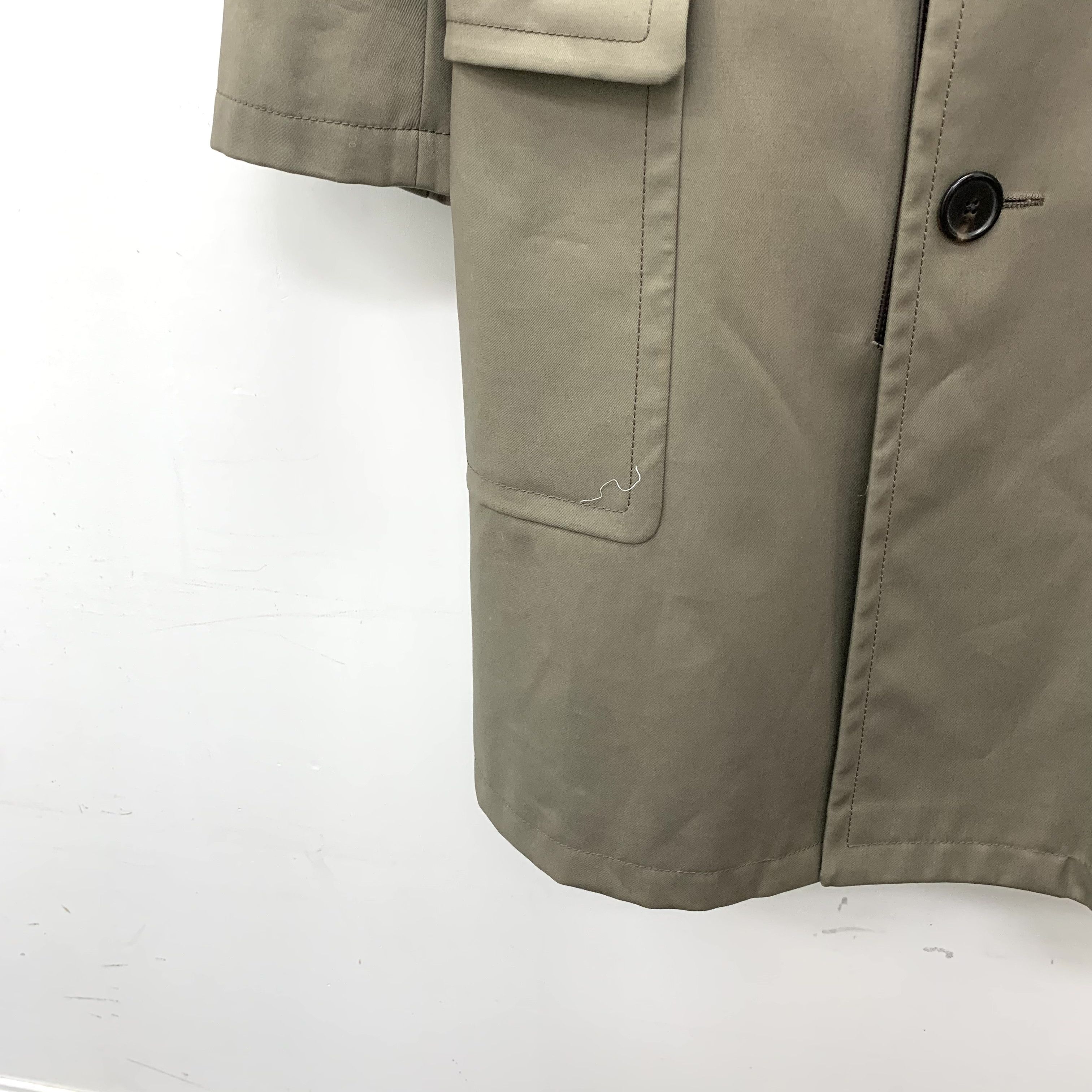 Hermes Hermes Brown-Green Cotton Coat (Size 50) Size US M / EU 48-50 / 2 - 5 Thumbnail