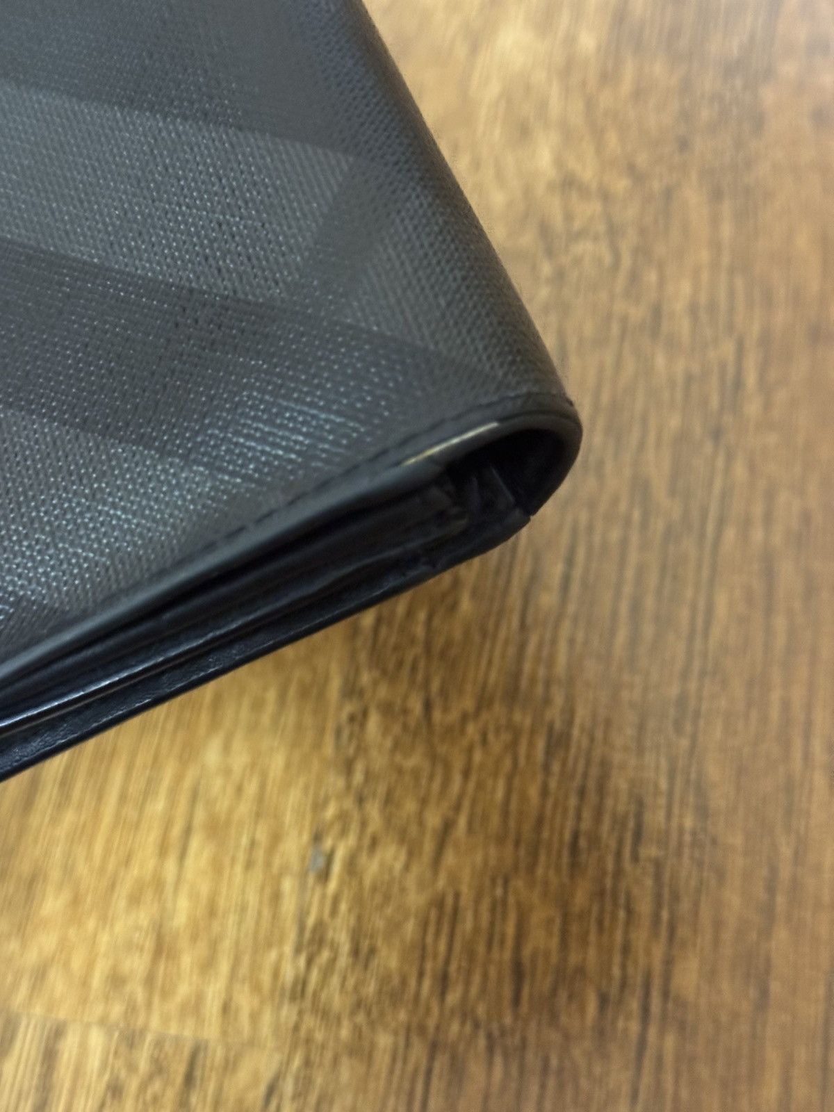 Burberry BURBERRY BIFOLD LEATHER BLACK-GRAY LARGE WALLET FULL SET Size ONE SIZE - 22 Thumbnail