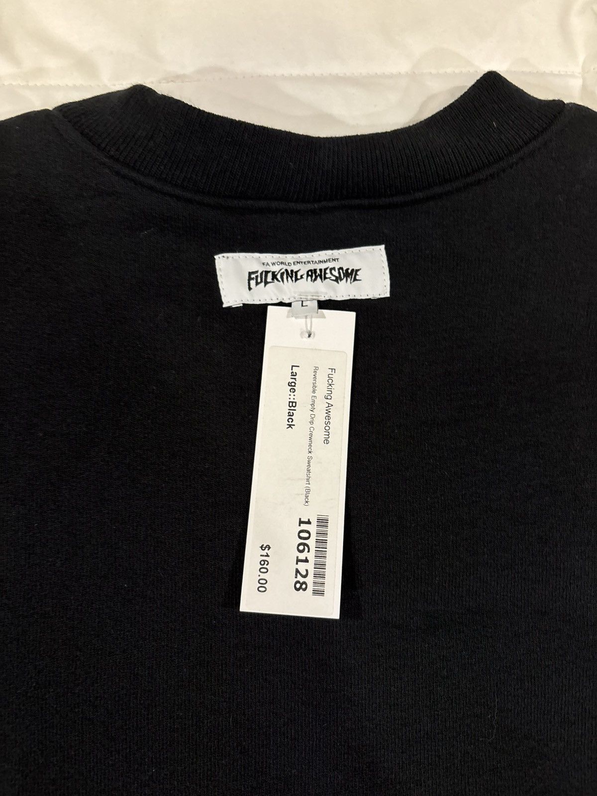 Fucking Awesome Fucking Awesome Reversible Empty Drip Crewneck Size US L / EU 52-54 / 3 - 4 Thumbnail