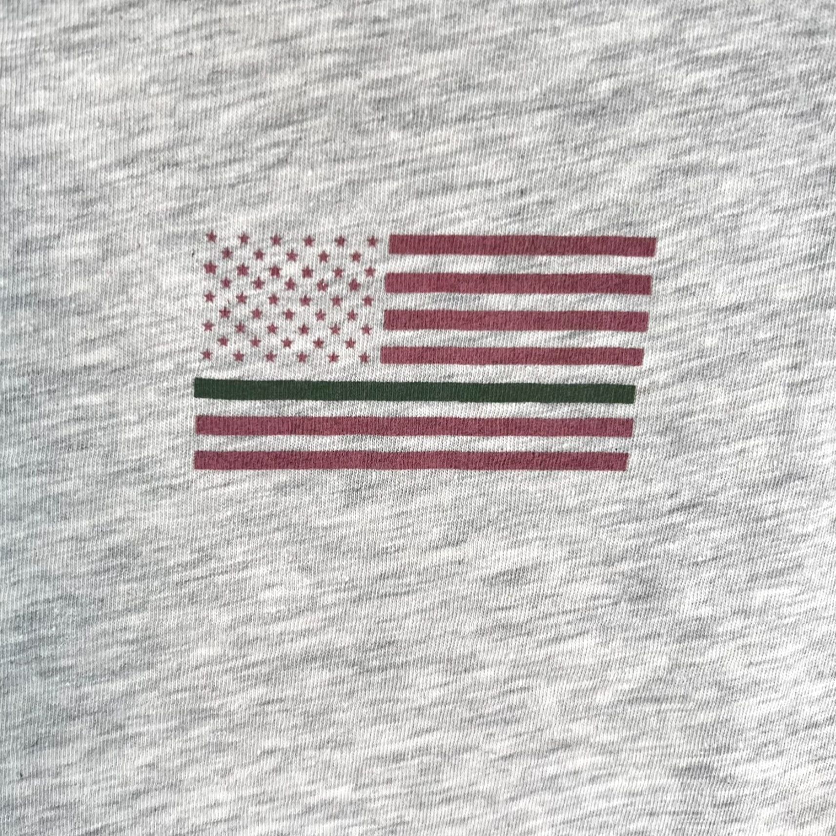 Vintage Support Our Troops American Pride Men's Graphic Print Gray T-Shirt Size XL Men's Size US XL / EU 56 / 4 - 3 Thumbnail