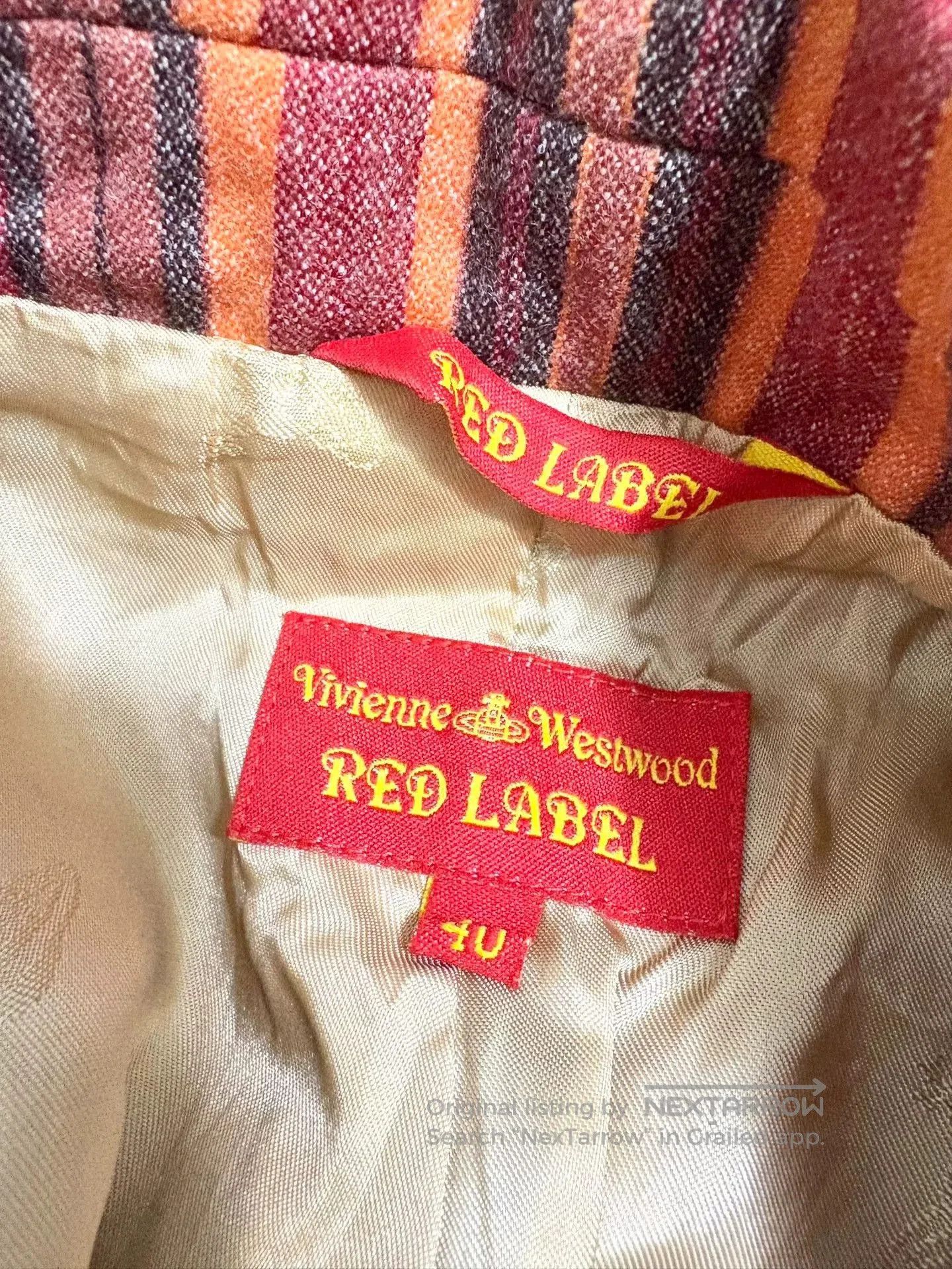 Vivienne Westwood Vivienne Westwood Striped Blazer Jacket. Size S / US 4 / IT 40 - 5 Thumbnail