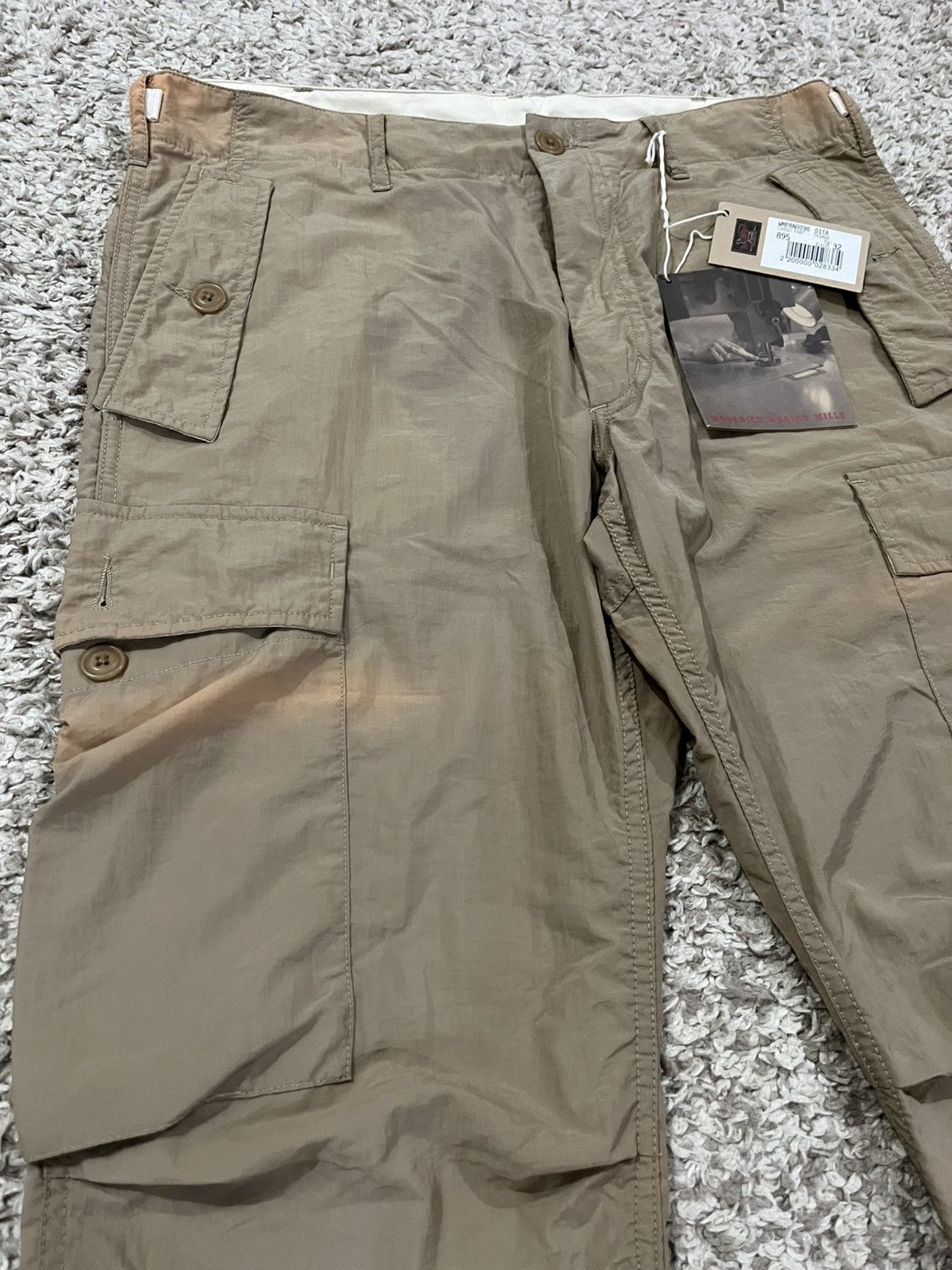 Woolrich Woolen Mills 🔥🔥 NWT WOOLRICH GARMENT DYED PARACHUTE CARGO Size US 32 / EU 48 - 4 Thumbnail