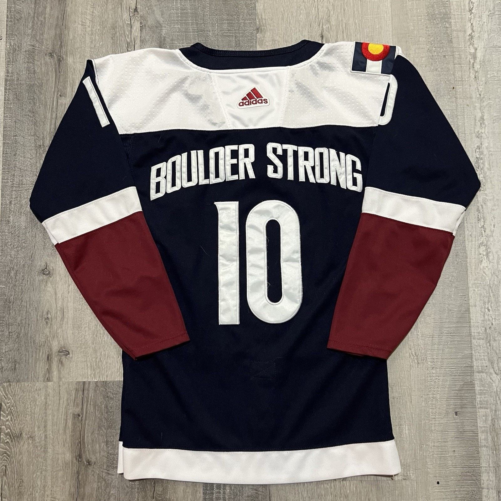 Adidas Colorado Avalanche Adidas Boulder Strong Hockey Jersey 2XL Size XXL / US 16-18 / IT 52-54 - 2 Thumbnail