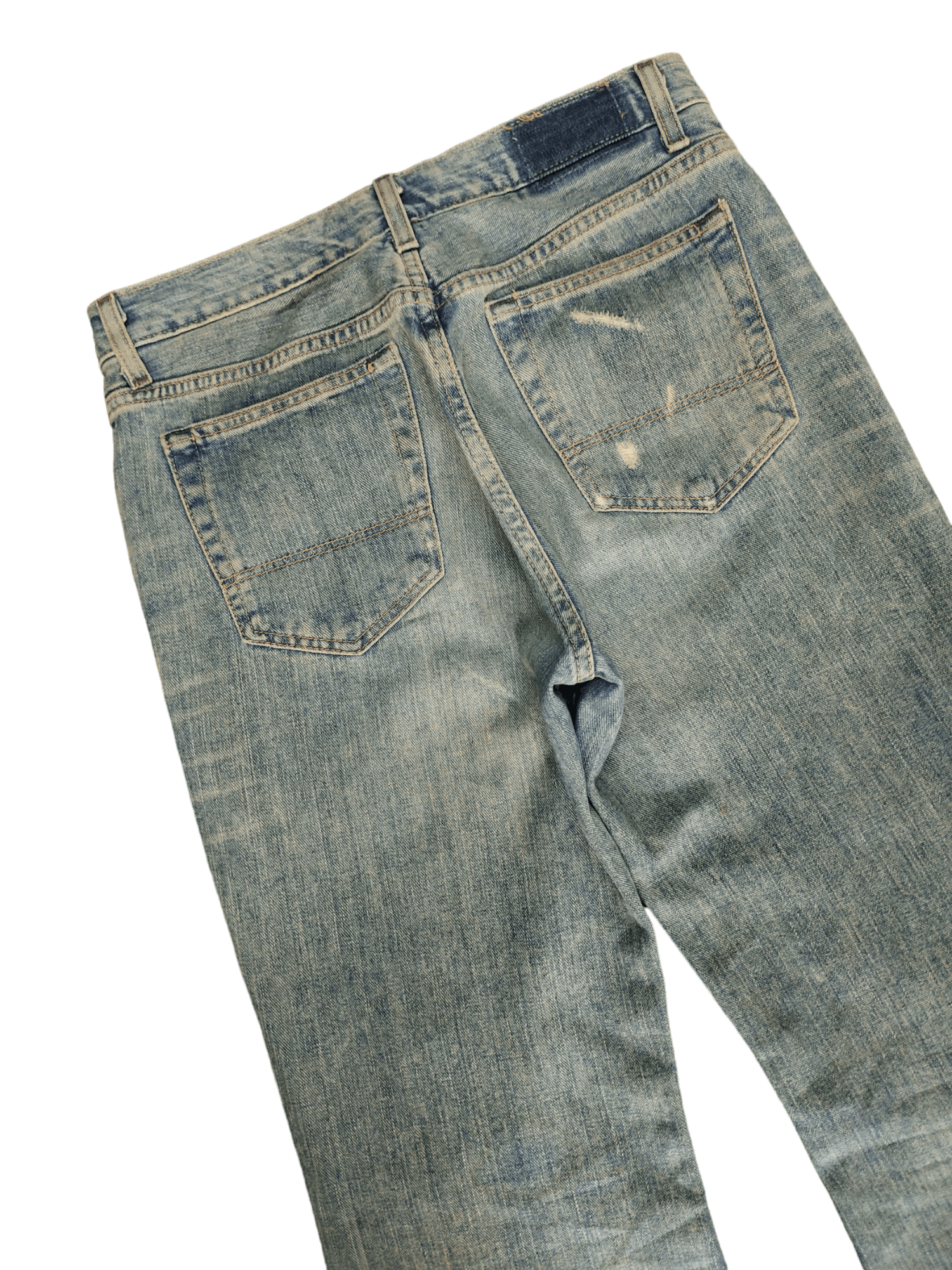 If Six Was Nine Flare Jeans Old navy Distress Faded Boot Cut Y2k Mudmax Size US 30 / EU 46 - 15 Thumbnail