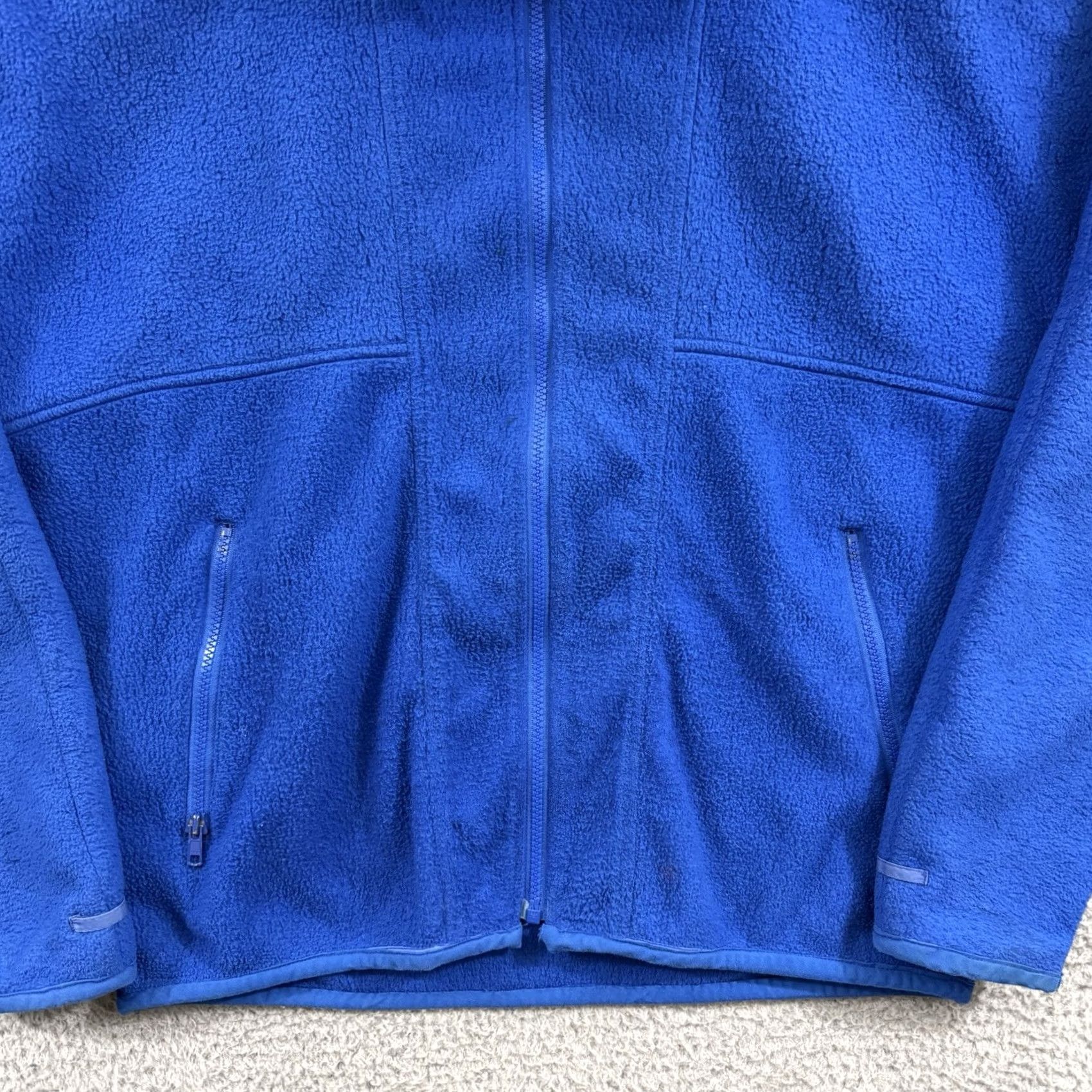 Eastern Mountain Sports VINTAGE EASTERN MOUNTAIN SPORTS Jacket Mens Large Blue Fleece Outdoor Hiking Bomber Full Zip Mid-Length Regular Blue Mens Size US L / EU 52-54 / 3 - 2 Thumbnail