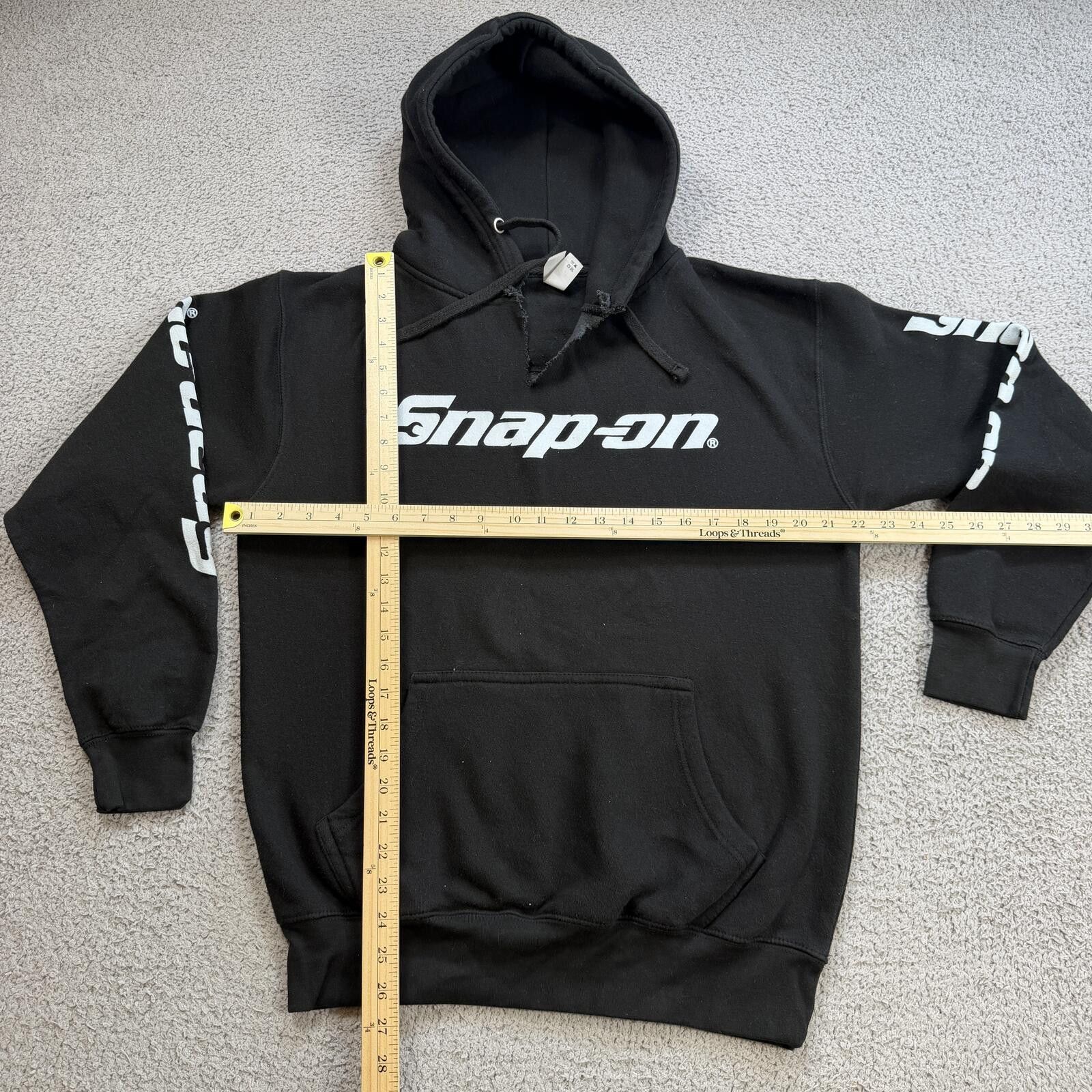 Other Snap-On Hoodie Black Spellout Sleeve Distressed Mechanic M Size US M / EU 48-50 / 2 - 3 Thumbnail