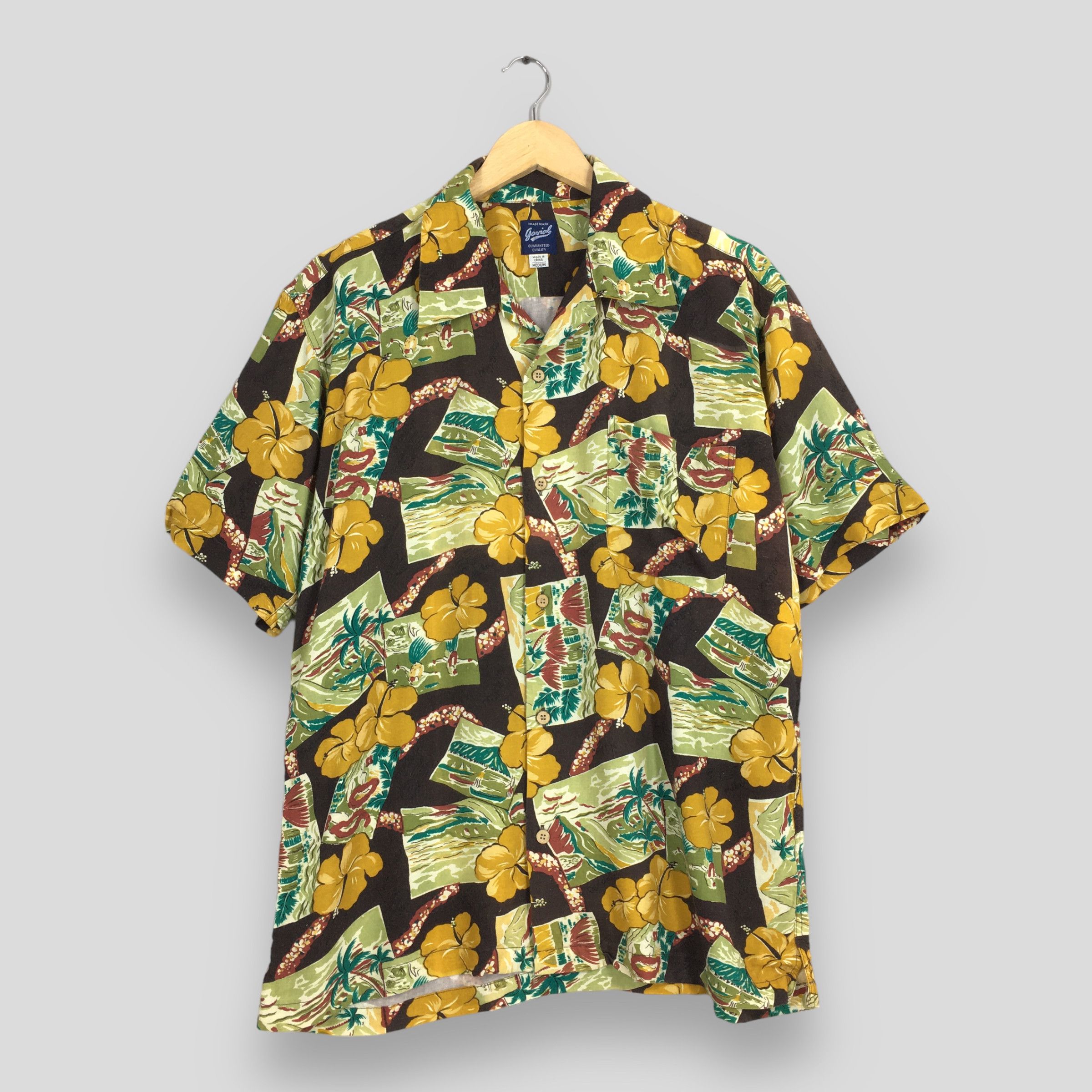 Vintage Vintage 80s Hawaii Aloha Floral Printed Shirt Medium Size US M / EU 48-50 / 2 - 1 Thumbnail