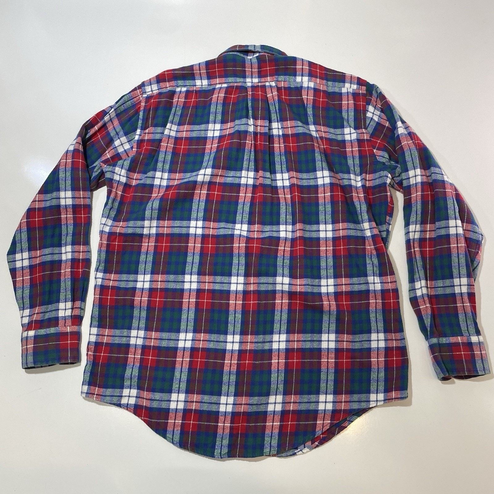 Polo Ralph Lauren VTG 90’s Chaps Ralph Lauren Flannel Shirt Plaid Red Blue Lg Size US L / EU 52-54 / 3 - 7 Thumbnail